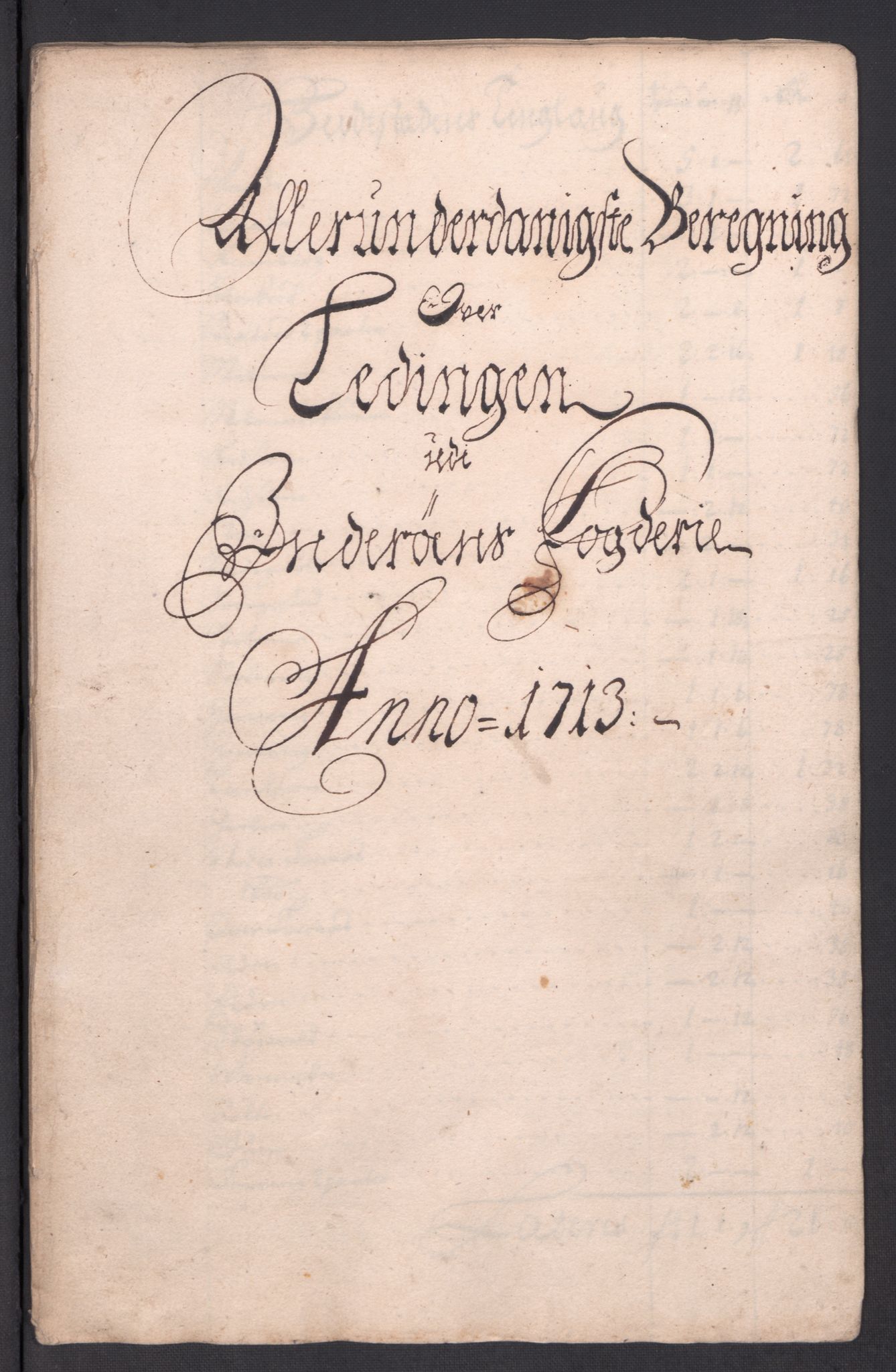 Rentekammeret inntil 1814, Reviderte regnskaper, Fogderegnskap, RA/EA-4092/R63/L4321: Fogderegnskap Inderøy, 1713, s. 301