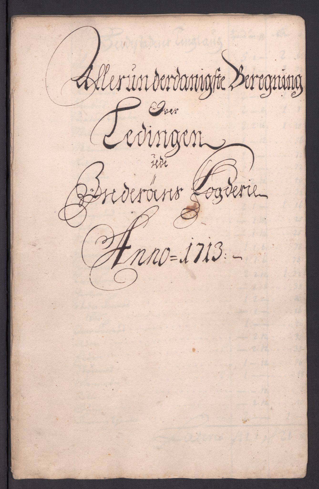 Rentekammeret inntil 1814, Reviderte regnskaper, Fogderegnskap, AV/RA-EA-4092/R63/L4321: Fogderegnskap Inderøy, 1713, s. 301