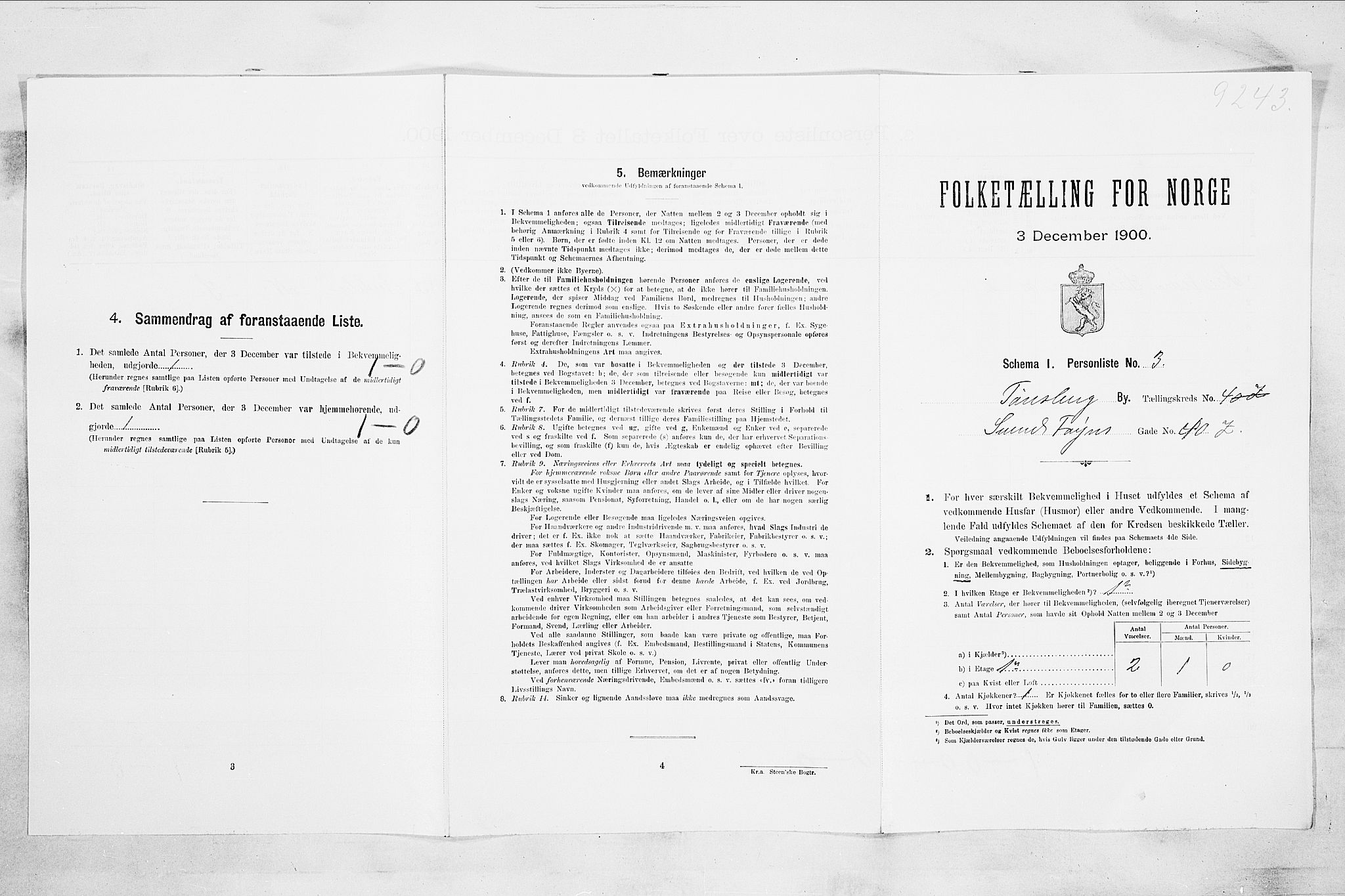 RA, Folketelling 1900 for 0705 Tønsberg kjøpstad, 1900, s. 721
