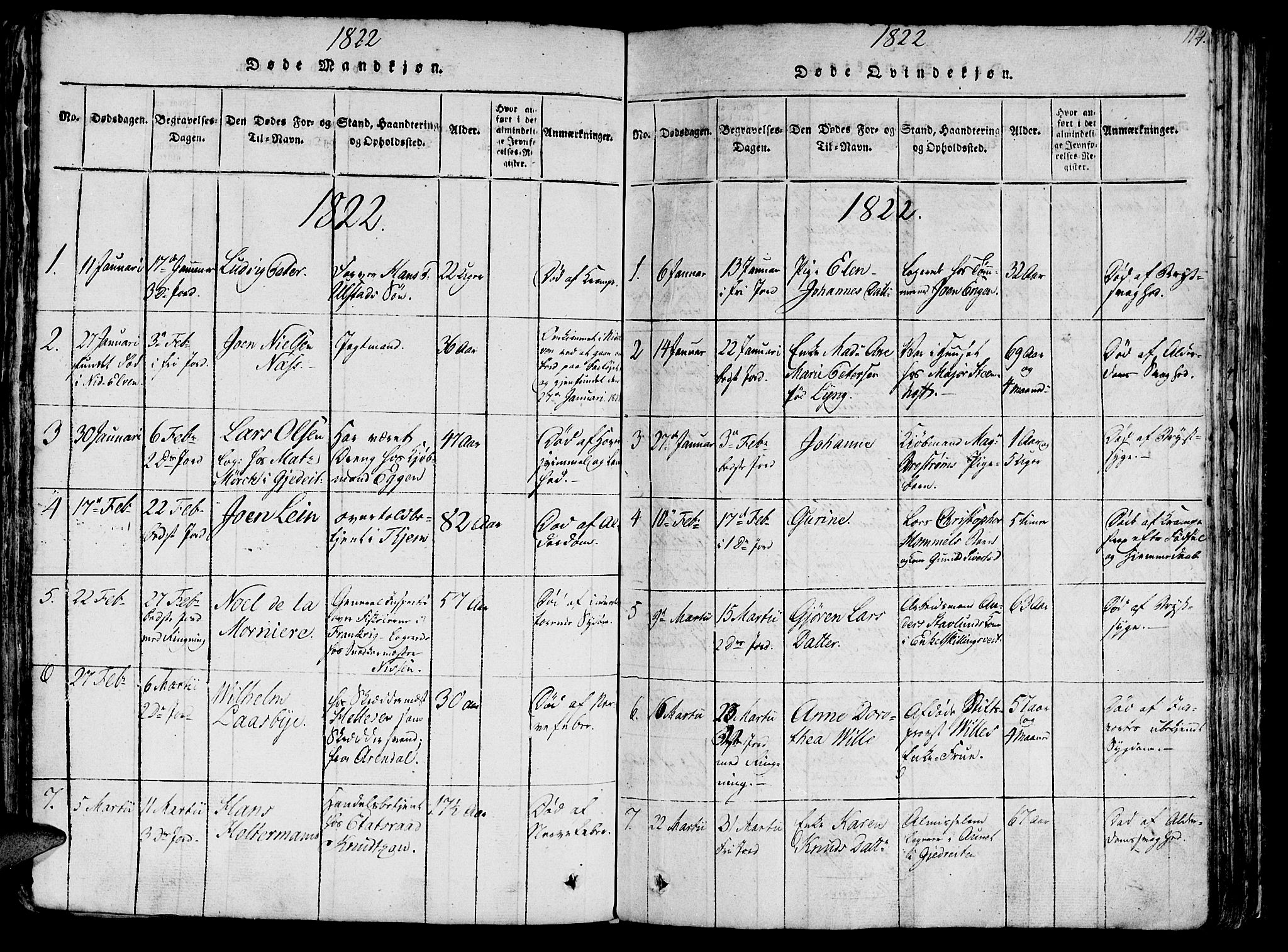 Ministerialprotokoller, klokkerbøker og fødselsregistre - Sør-Trøndelag, SAT/A-1456/602/L0135: Klokkerbok nr. 602C03, 1815-1832, s. 114