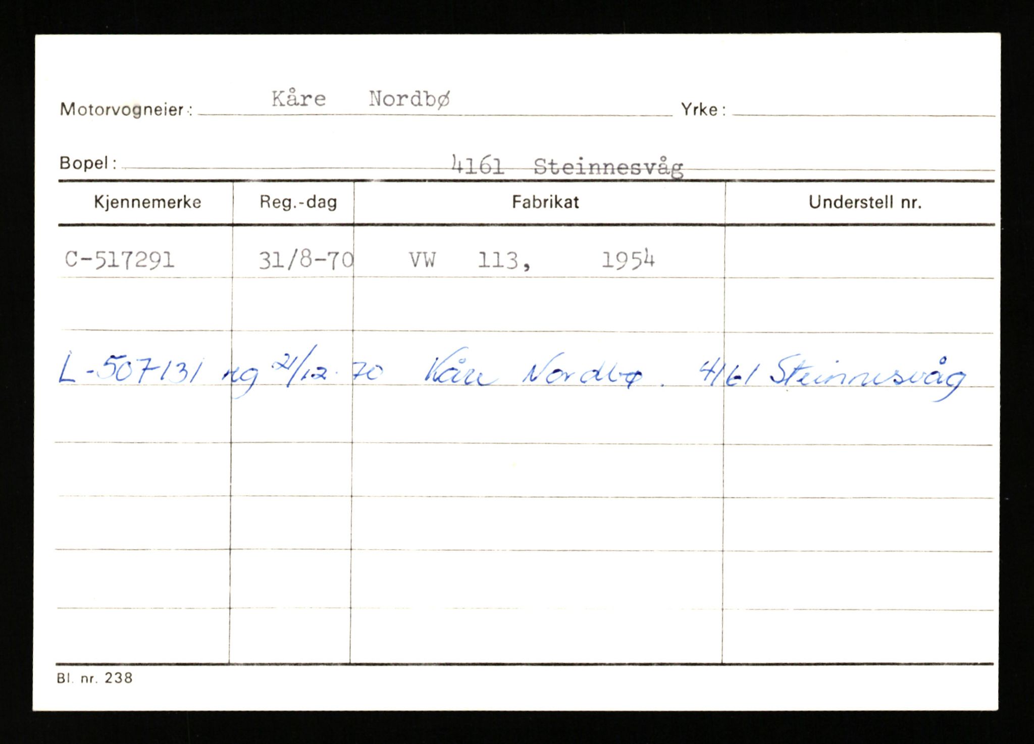 Stavanger trafikkstasjon, AV/SAST-A-101942/0/G/L0012: Registreringsnummer: 363571 - 800000, 1930-1971, s. 889