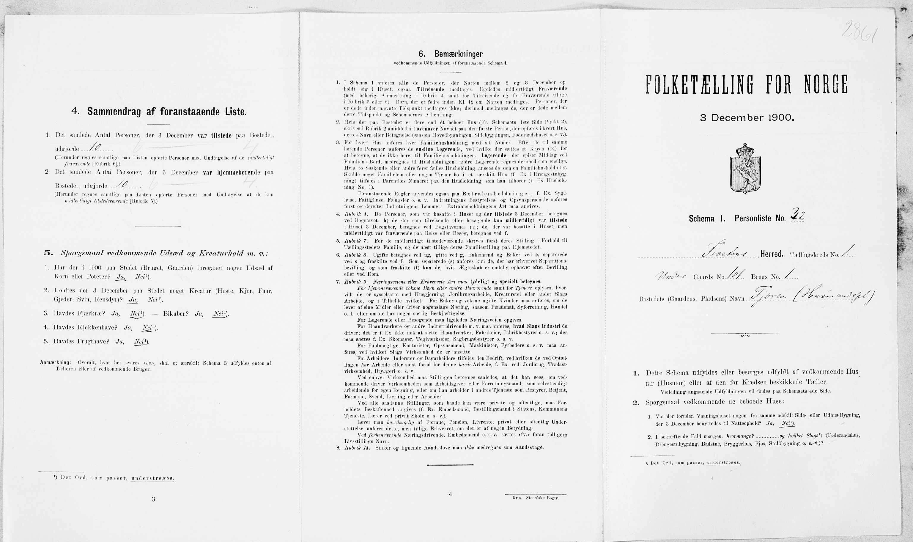 SAT, Folketelling 1900 for 1717 Frosta herred, 1900, s. 128
