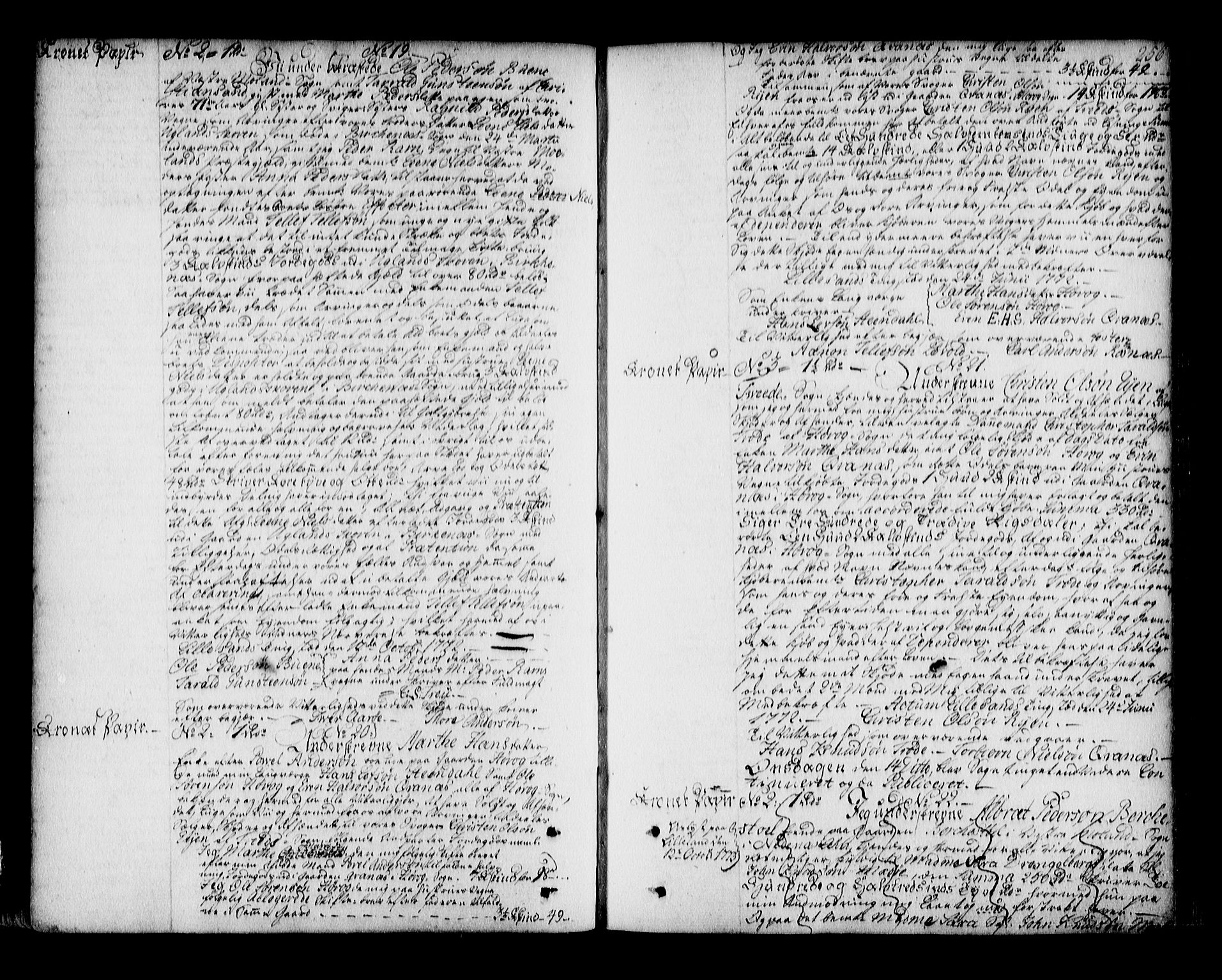 Nedenes sorenskriveri før 1824, SAK/1221-0007/G/Gb/L0012: Pantebok nr. 12, 1770-1774, s. 256