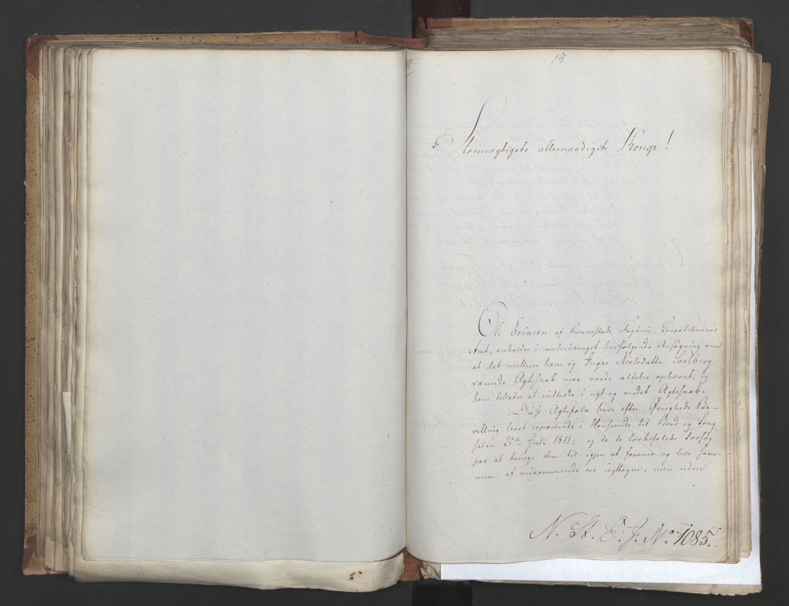 Statsrådsavdelingen i Stockholm, AV/RA-S-1003/D/Da/L0005: Regjeringsinnstillinger nr. 1000-1246, 1816, s. 186