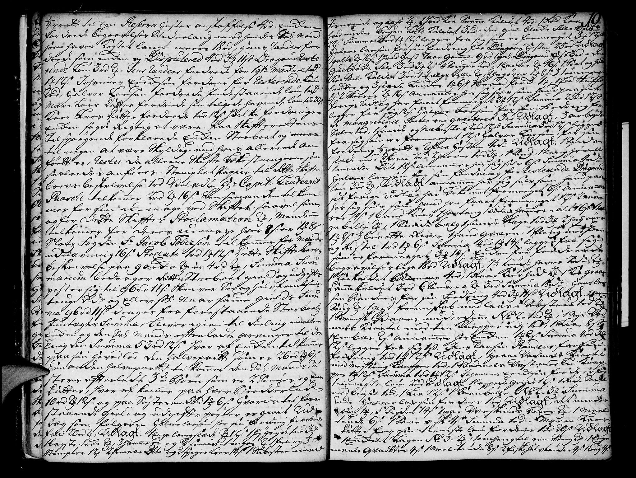 Follo sorenskriveri, SAO/A-10274/H/Hb/L0004: Skifteprotokoll, 1737-1743, s. 18b-19a