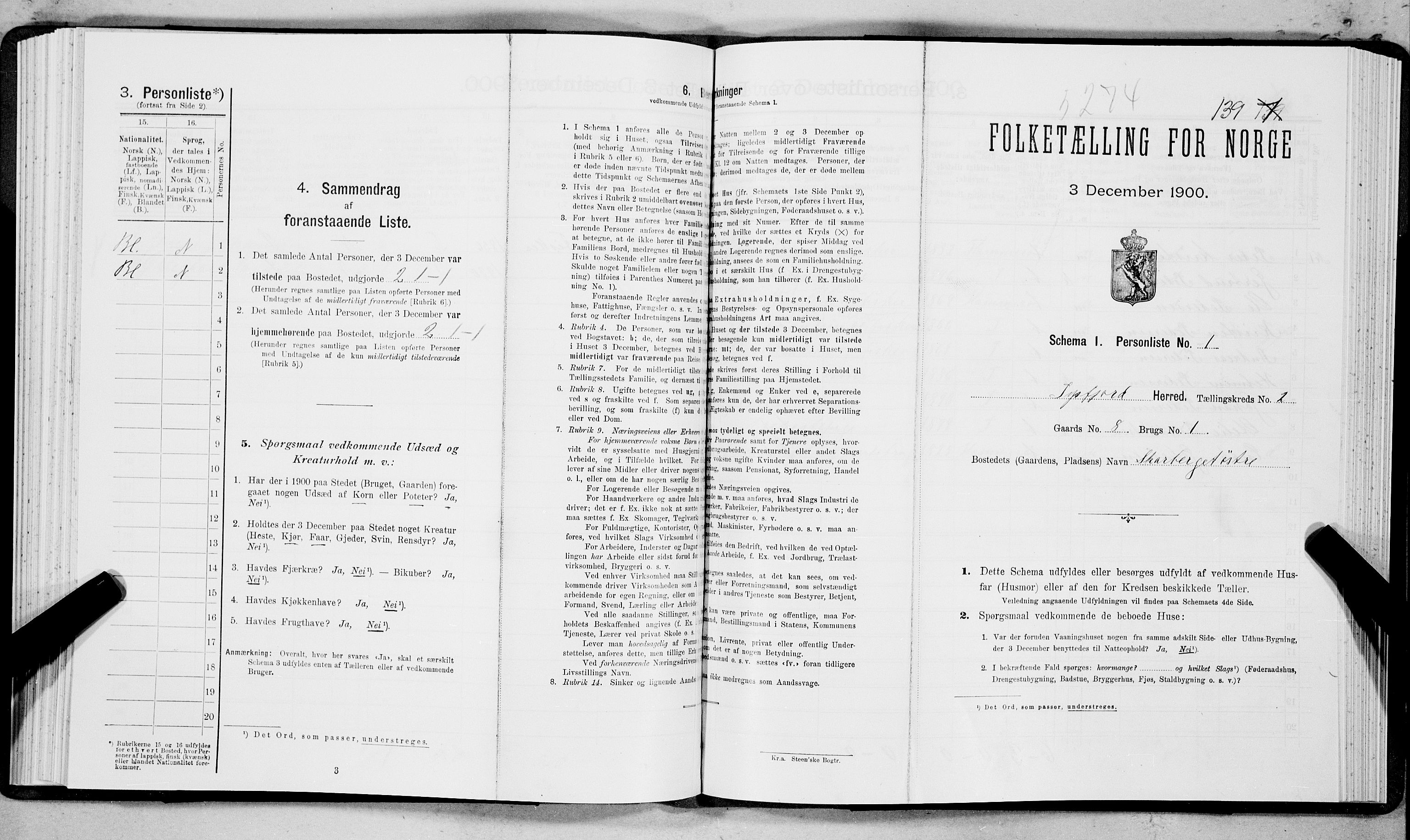 SAT, Folketelling 1900 for 1850 Tysfjord herred, 1900, s. 152