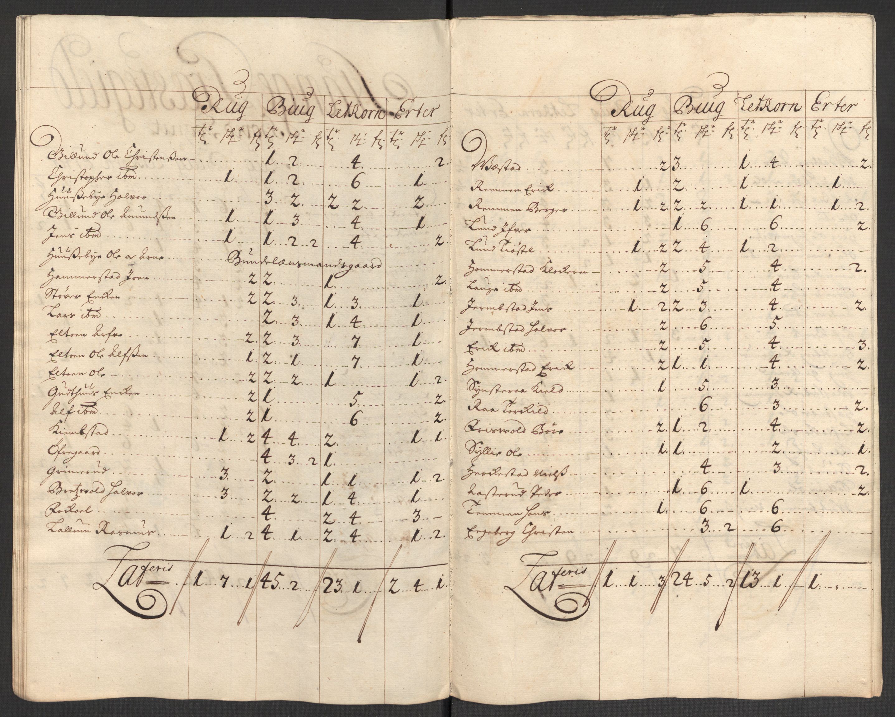 Rentekammeret inntil 1814, Reviderte regnskaper, Fogderegnskap, RA/EA-4092/R16/L1042: Fogderegnskap Hedmark, 1705, s. 55