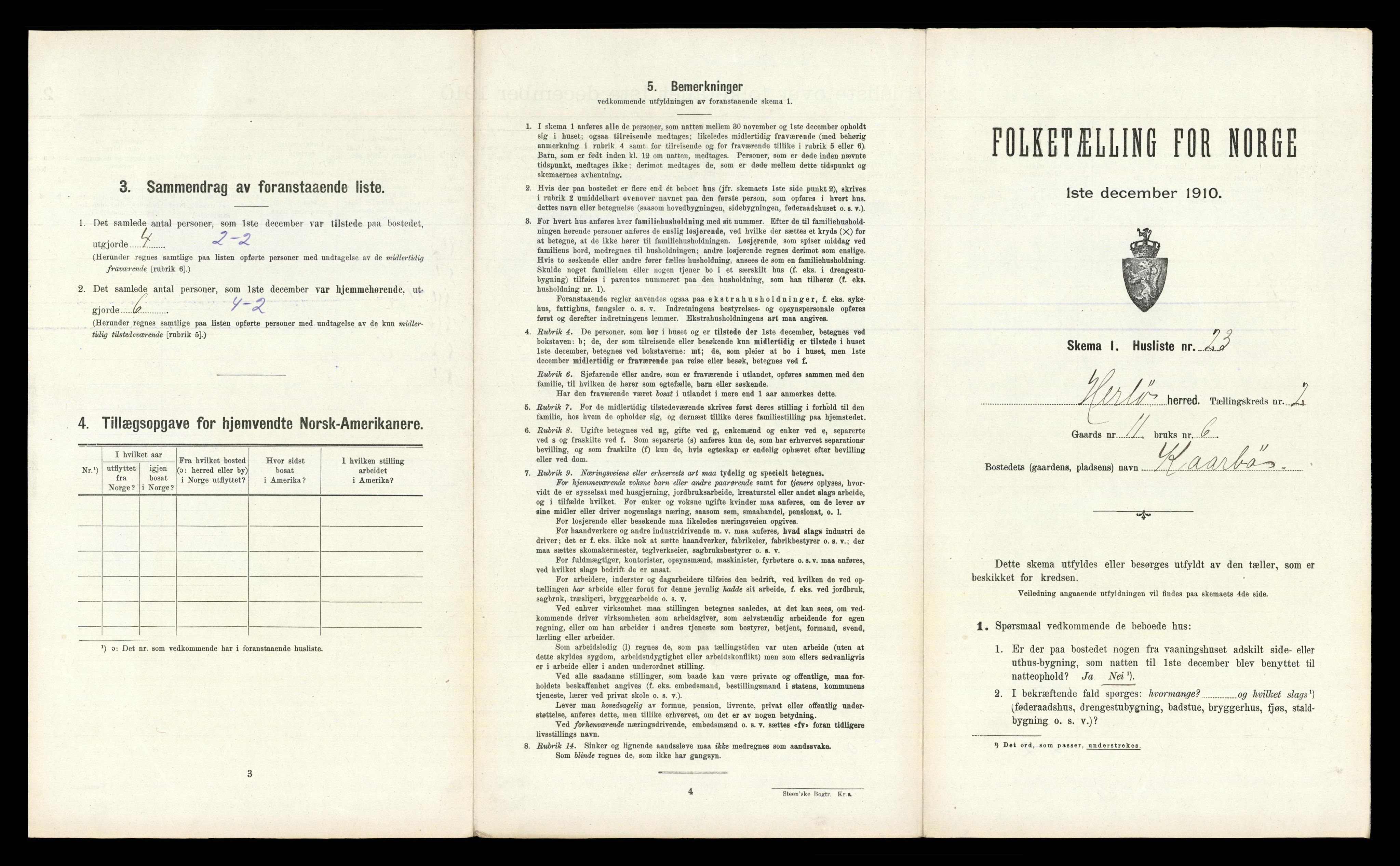 RA, Folketelling 1910 for 1258 Herdla herred, 1910, s. 236