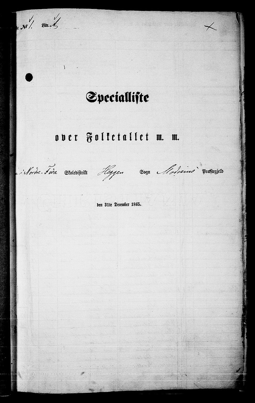 RA, Folketelling 1865 for 0623P Modum prestegjeld, 1865, s. 17