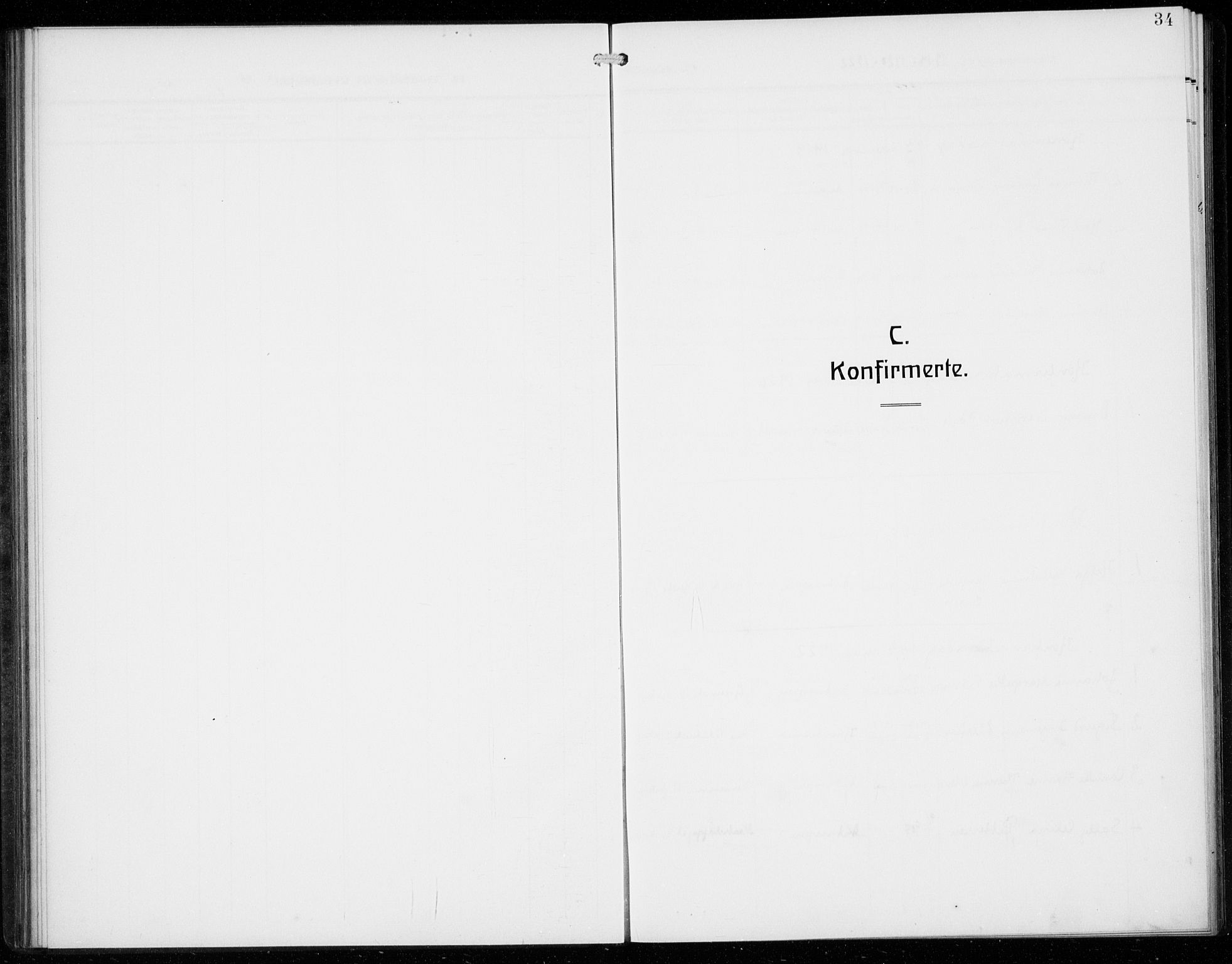 Den norske sjømannsmisjon i utlandet/Antwerpen, SAB/SAB/PA-0105/H/Ha/L0003: Ministerialbok nr. A 3, 1914-1930, s. 34
