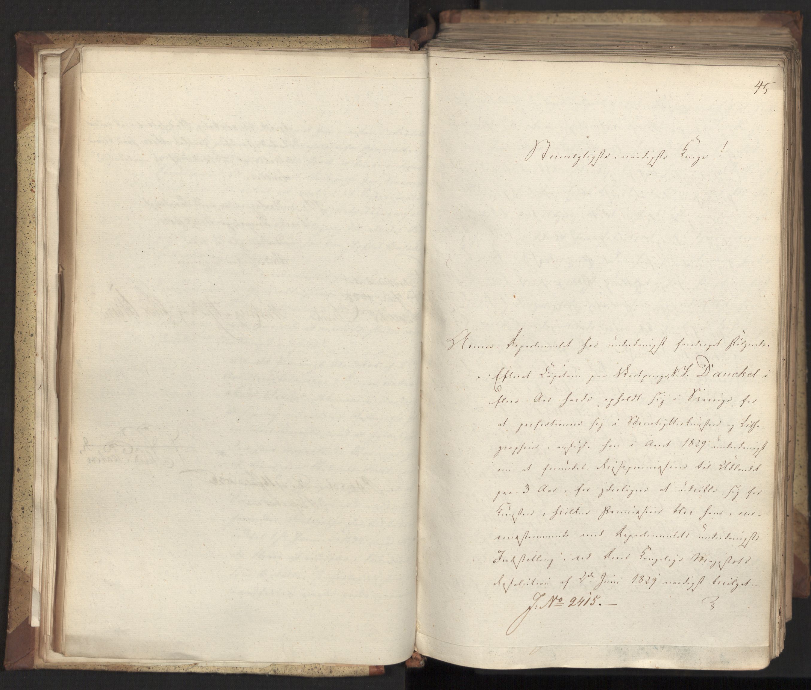 Statsrådsavdelingen i Stockholm, AV/RA-S-1003/D/Da/L0079: Regjeringsinnstillinger nr. 2400-2549, 1832, s. 40