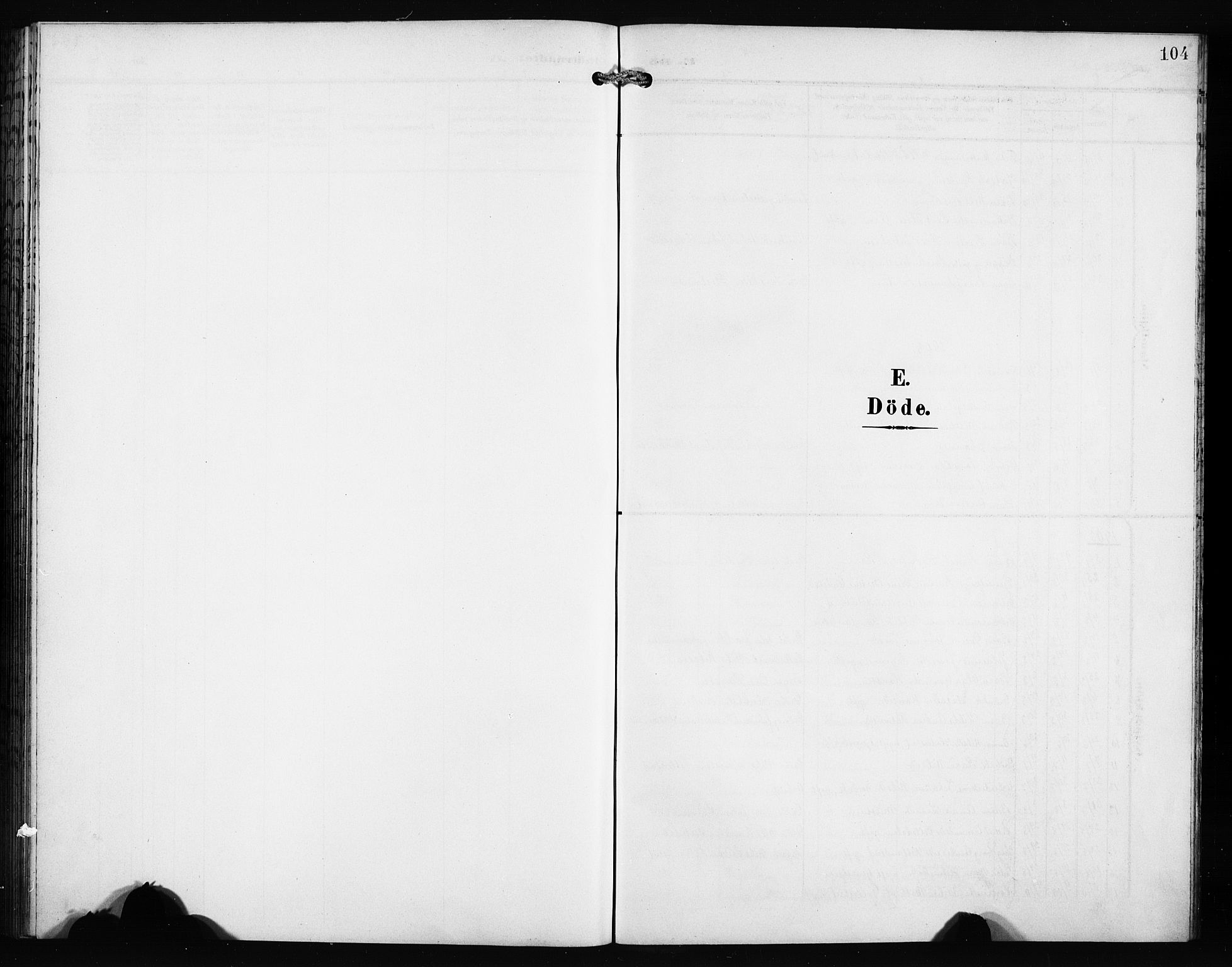 Fana Sokneprestembete, SAB/A-75101/H/Hab/Haba/L0004: Klokkerbok nr. A 4, 1902-1912, s. 104