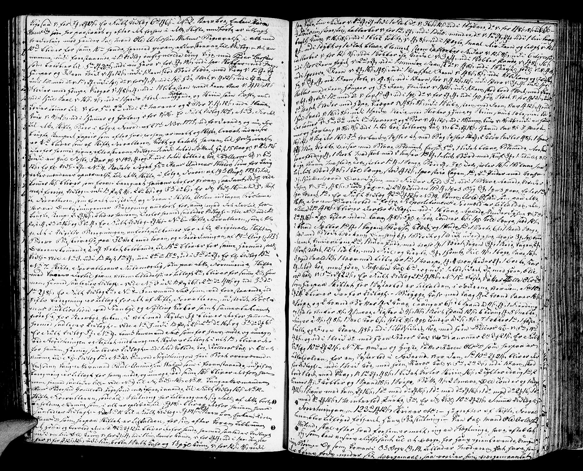 Lier, Røyken og Hurum sorenskriveri, AV/SAKO-A-89/H/Hc/L0006: Skifteprotokoll, 1773-1789, s. 605b-606a