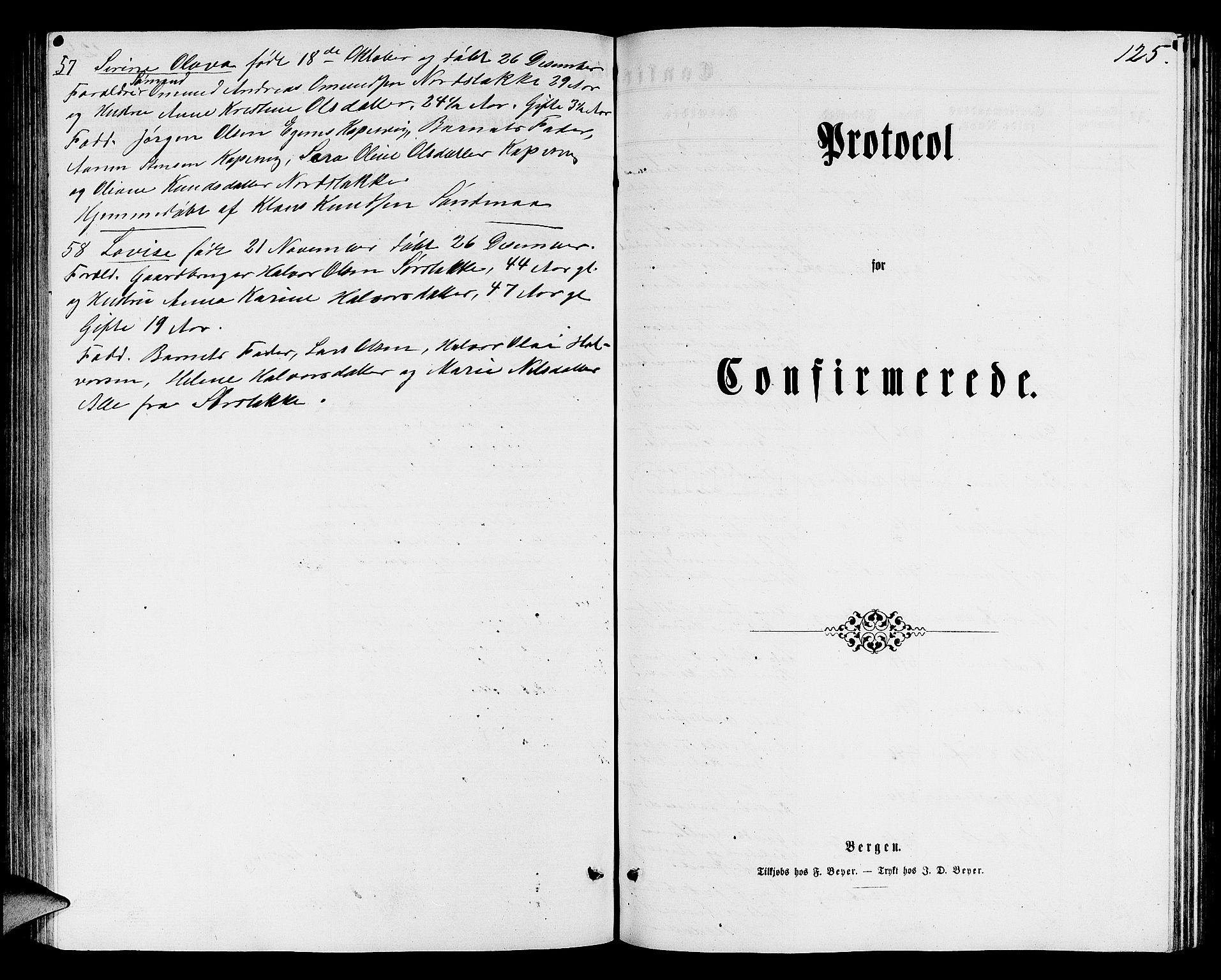 Avaldsnes sokneprestkontor, AV/SAST-A -101851/H/Ha/Hab/L0004: Klokkerbok nr. B 4, 1861-1876, s. 125