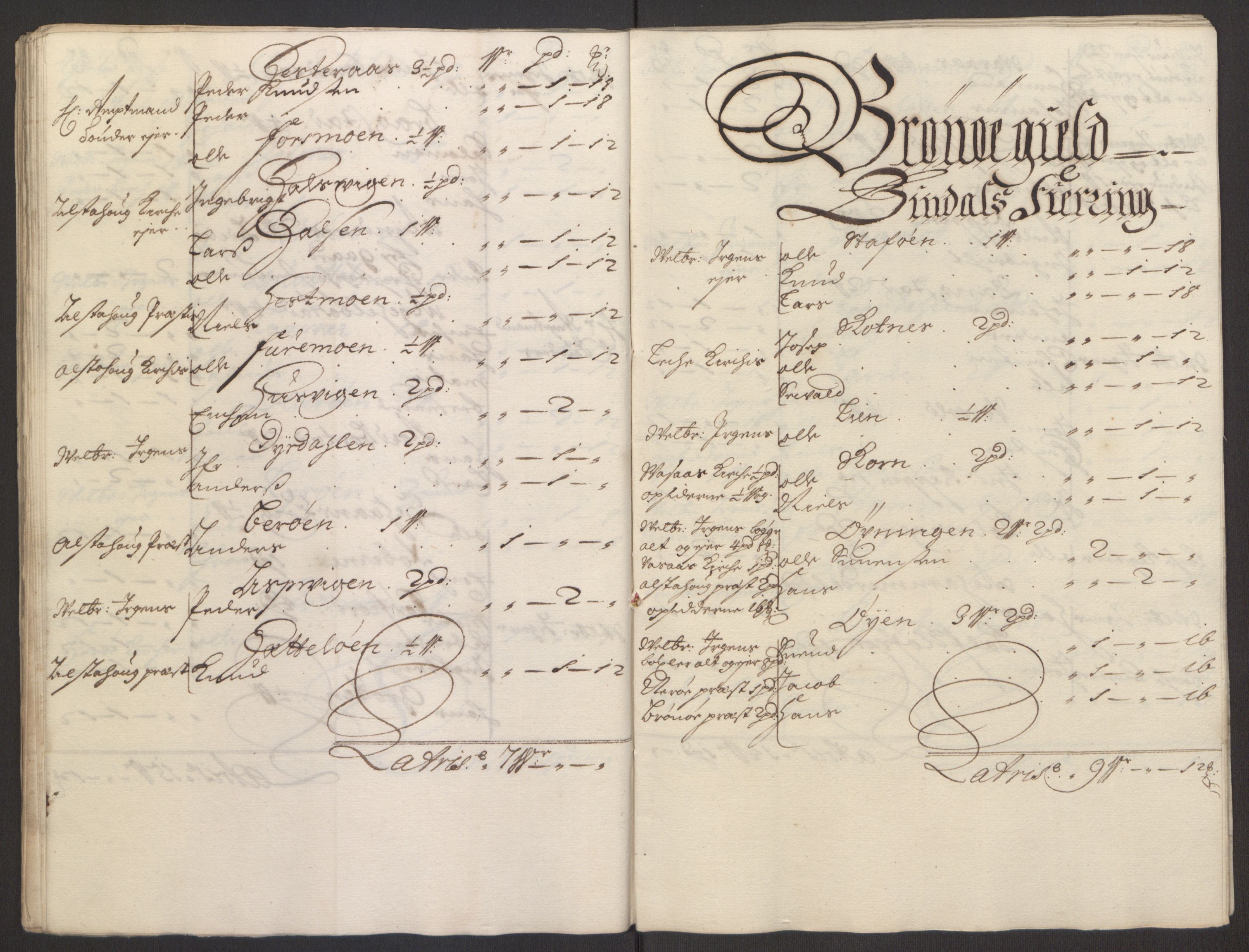 Rentekammeret inntil 1814, Reviderte regnskaper, Fogderegnskap, AV/RA-EA-4092/R65/L4505: Fogderegnskap Helgeland, 1693-1696, s. 208