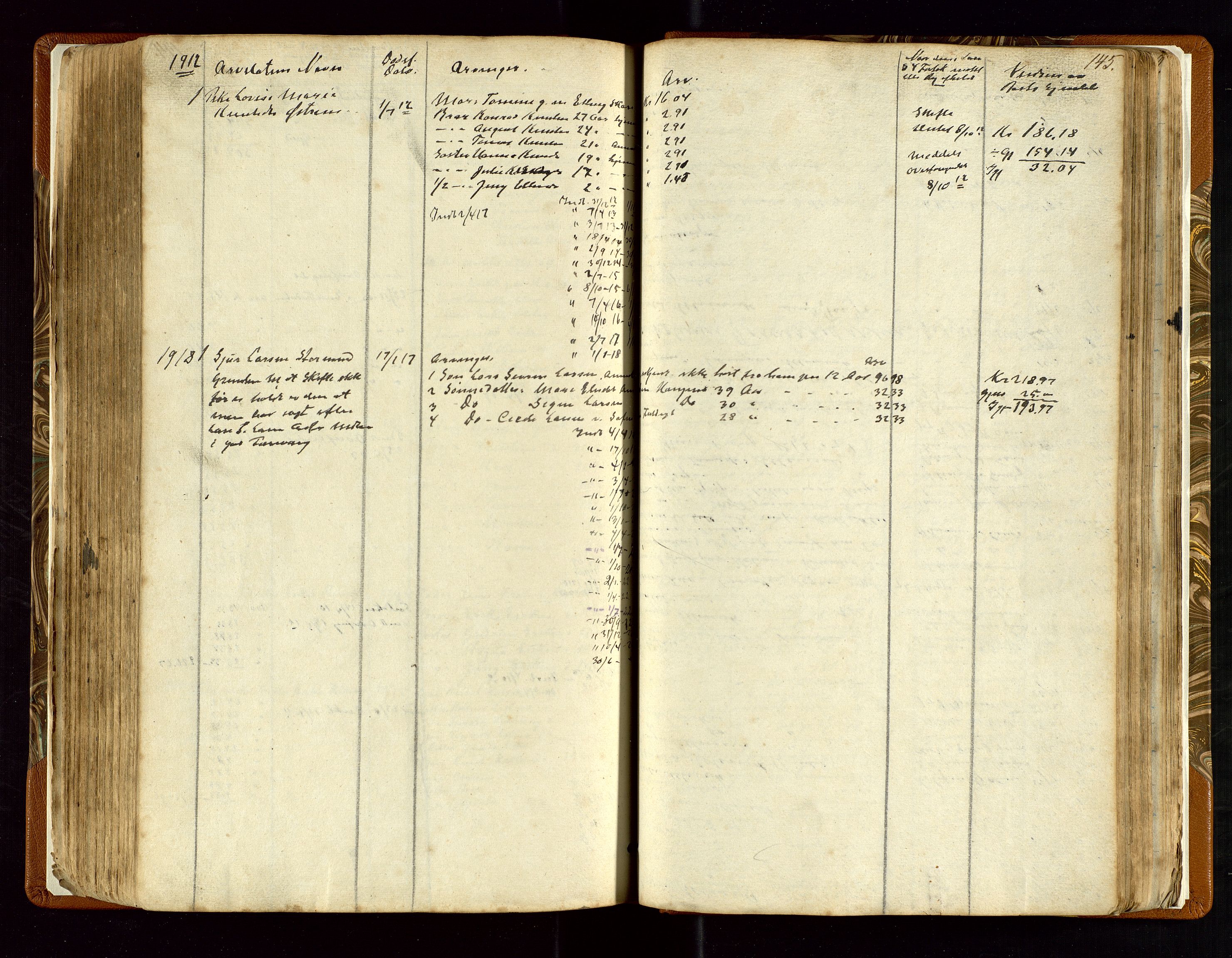 Torvestad lensmannskontor, AV/SAST-A-100307/1/Gga/L0001: "Protocol over Straffanger i Torvestads Thinglaugs Lensmandsarrest", 1883-1931, s. 145