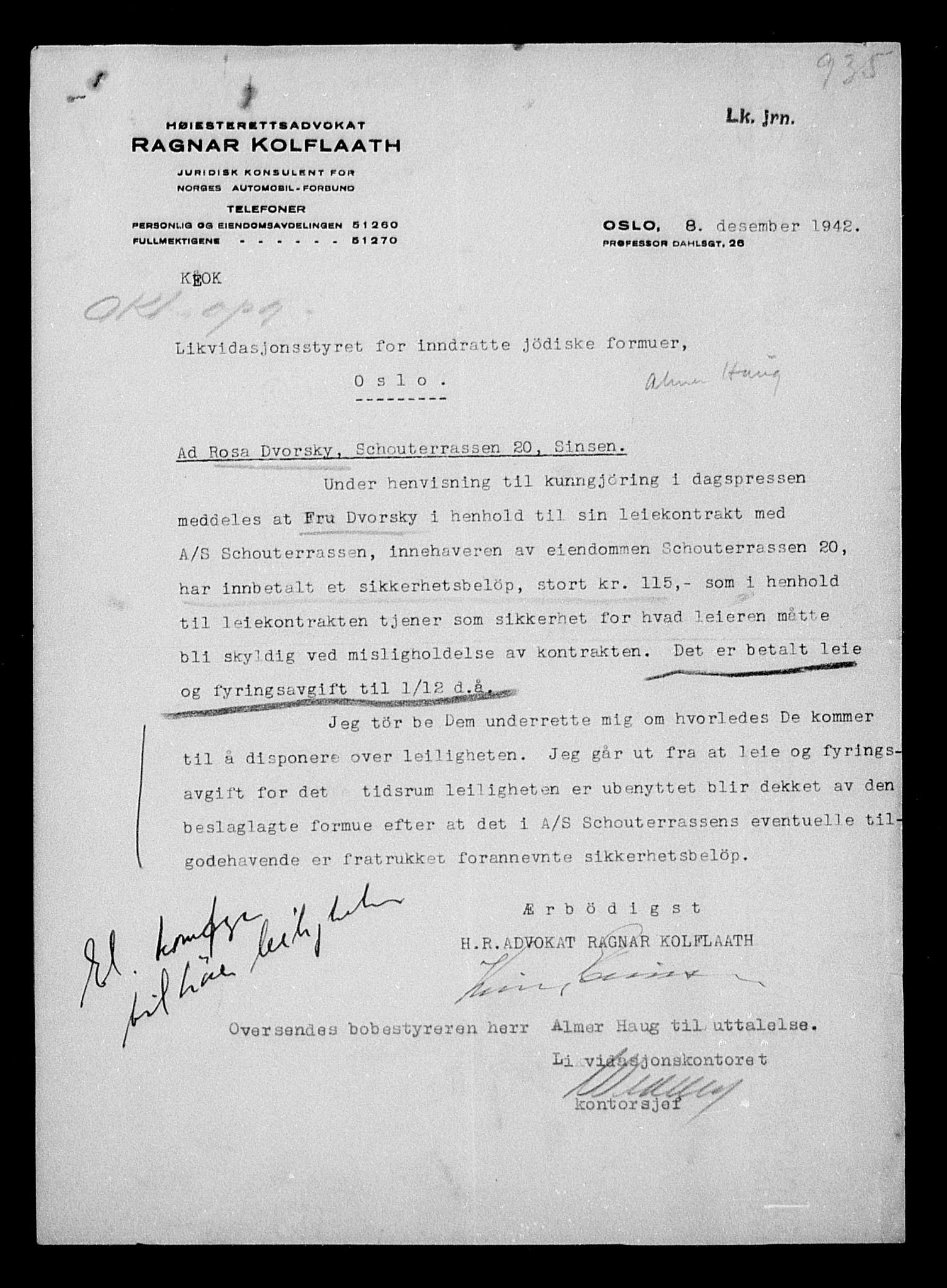 Justisdepartementet, Tilbakeføringskontoret for inndratte formuer, AV/RA-S-1564/H/Hc/Hcc/L0932: --, 1945-1947, s. 52