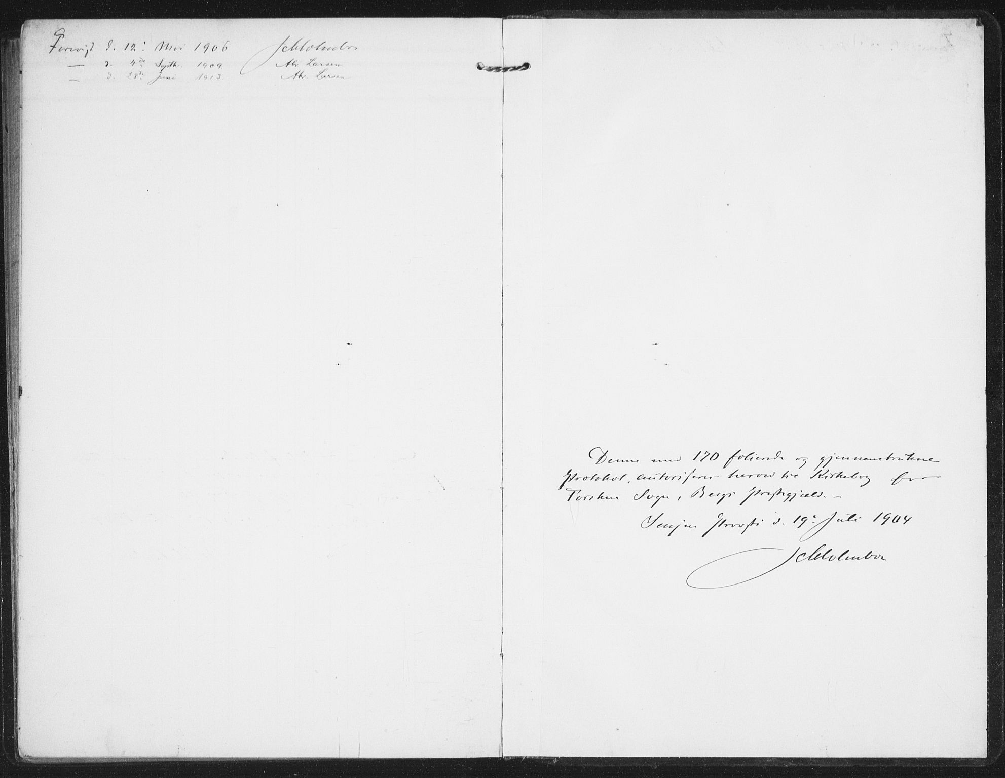 Berg sokneprestkontor, SATØ/S-1318/G/Ga/Gaa/L0008kirke: Ministerialbok nr. 8, 1904-1916
