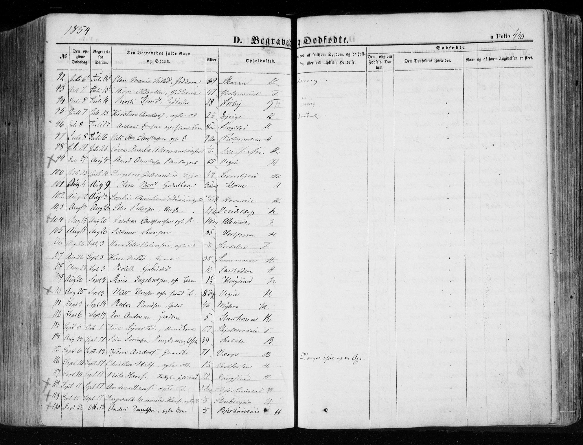 Eiker kirkebøker, AV/SAKO-A-4/F/Fa/L0014: Ministerialbok nr. I 14, 1846-1854, s. 440