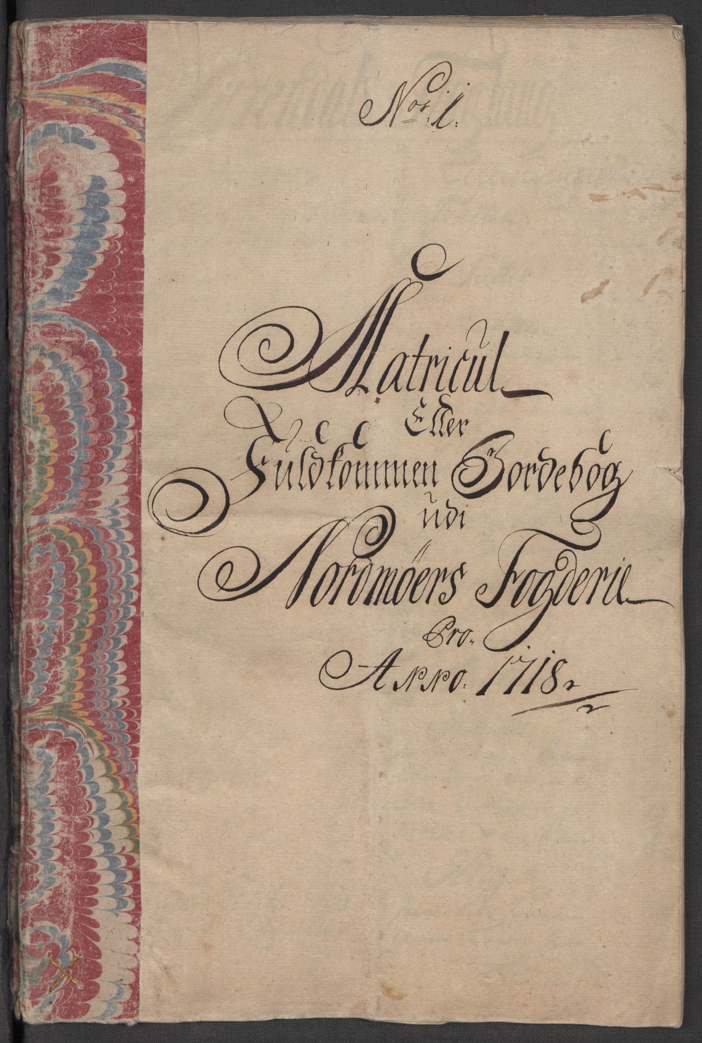 Rentekammeret inntil 1814, Reviderte regnskaper, Fogderegnskap, RA/EA-4092/R56/L3751: Fogderegnskap Nordmøre, 1718, s. 22