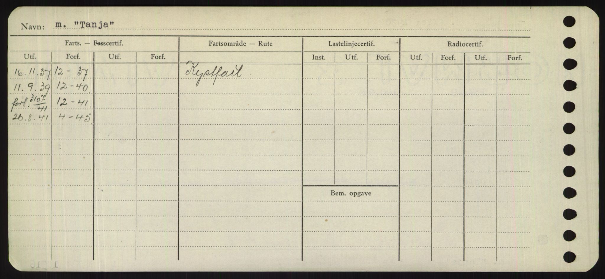 Sjøfartsdirektoratet med forløpere, Skipsmålingen, RA/S-1627/H/Hd/L0038: Fartøy, T-Th, s. 184