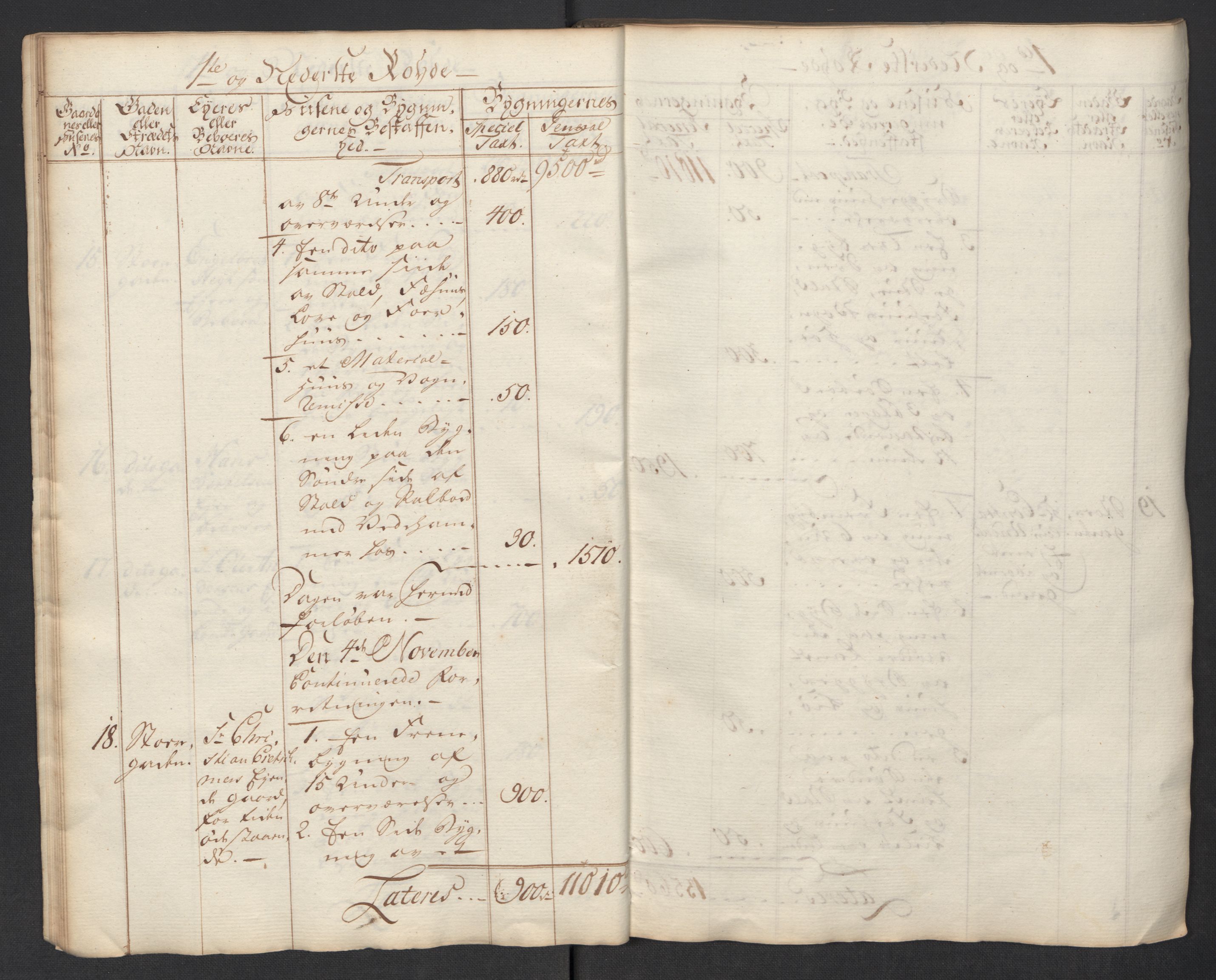 Kommersekollegiet, Brannforsikringskontoret 1767-1814, AV/RA-EA-5458/F/Fa/L0040/0002: Moss / Branntakstprotokoll, 1767, s. 14