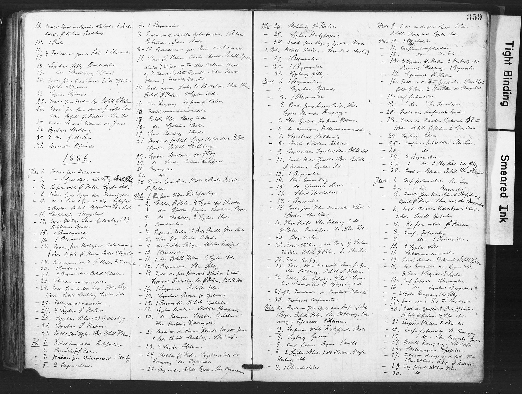 Tjølling kirkebøker, AV/SAKO-A-60/F/Fa/L0008: Ministerialbok nr. 8, 1877-1886, s. 359