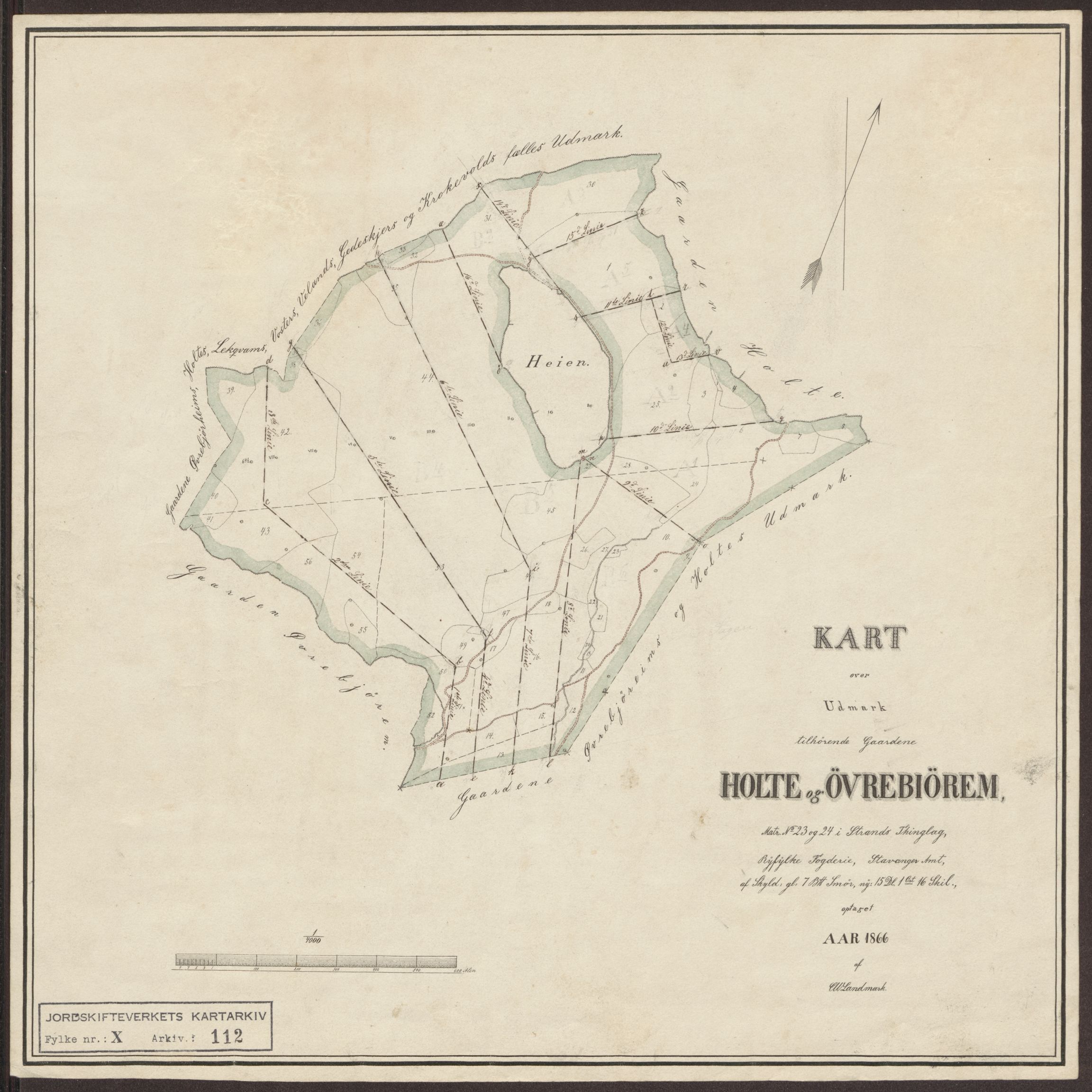 Jordskifteverkets kartarkiv, RA/S-3929/T, 1859-1988, s. 168
