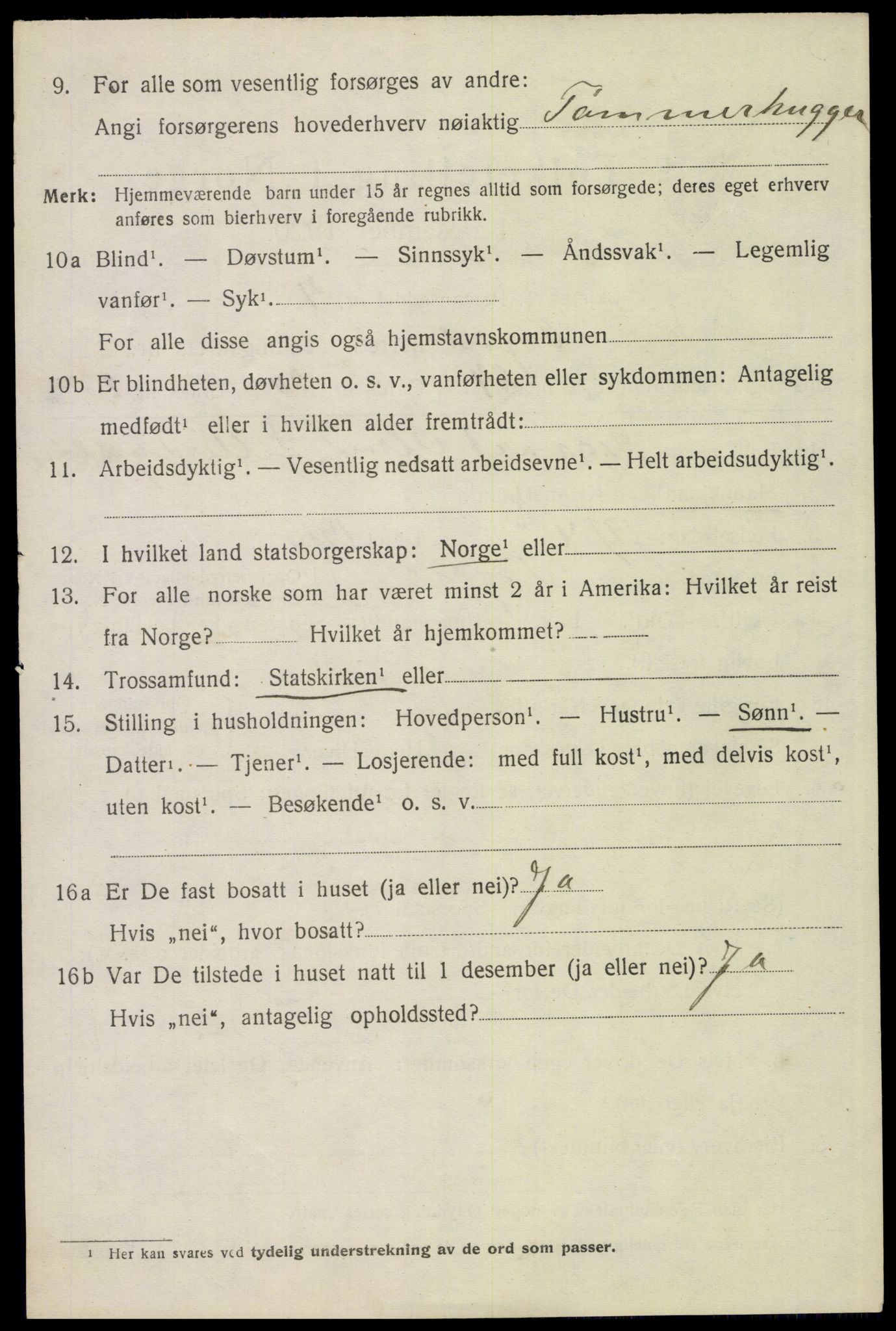 SAH, Folketelling 1920 for 0428 Trysil herred, 1920, s. 6526