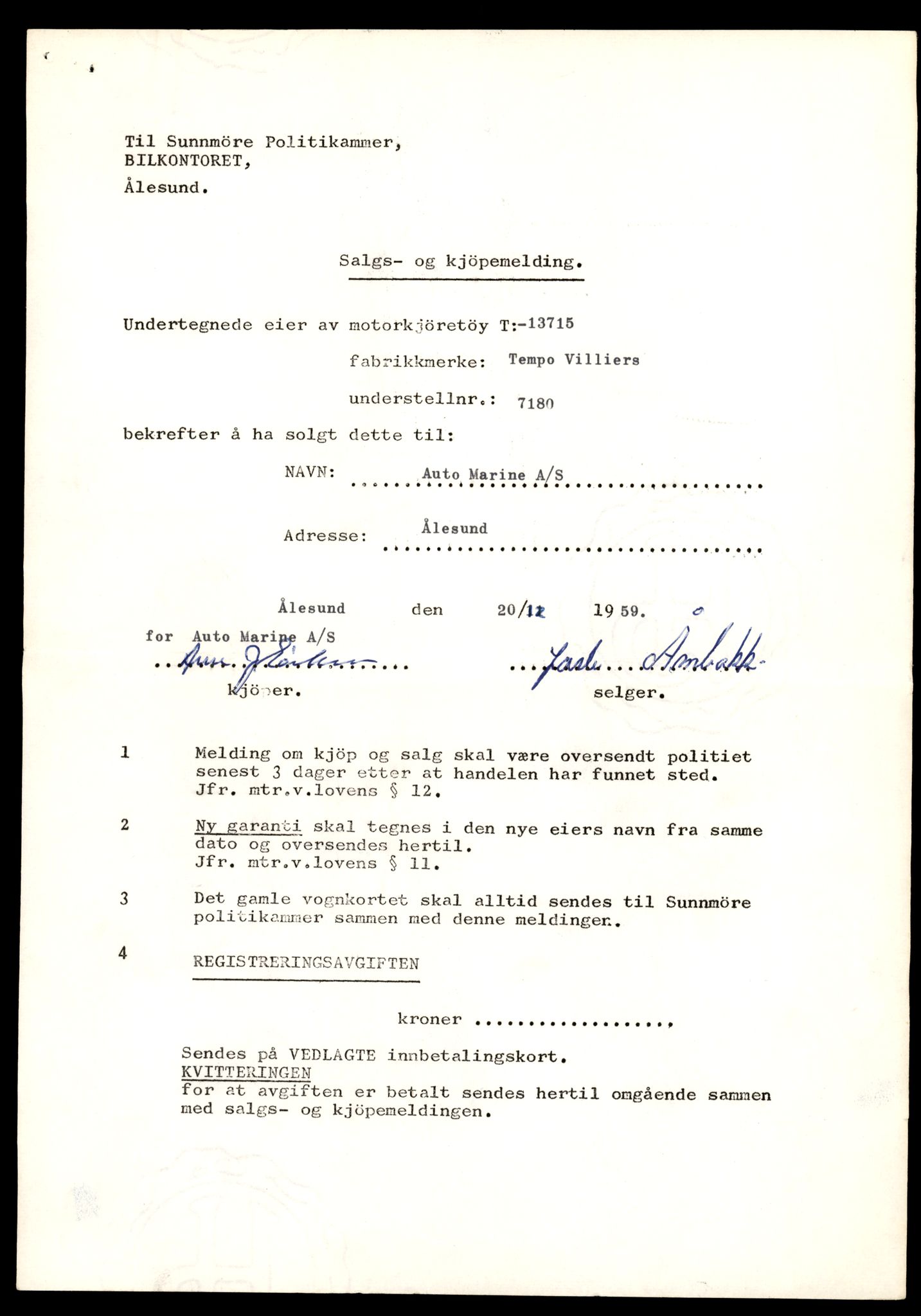 Møre og Romsdal vegkontor - Ålesund trafikkstasjon, AV/SAT-A-4099/F/Fe/L0041: Registreringskort for kjøretøy T 13710 - T 13905, 1927-1998, s. 85