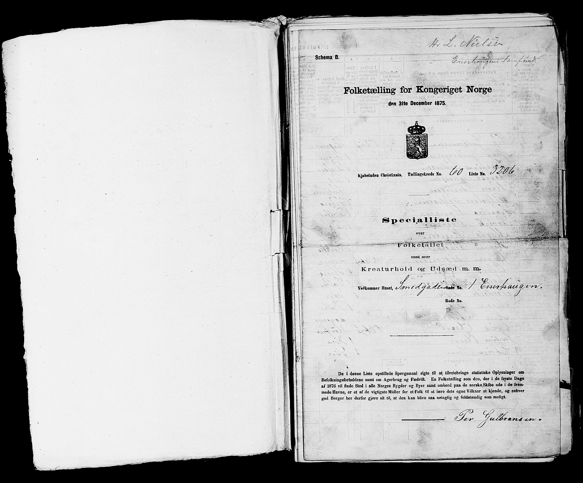 RA, Folketelling 1875 for 0301 Kristiania kjøpstad, 1875, s. 8855