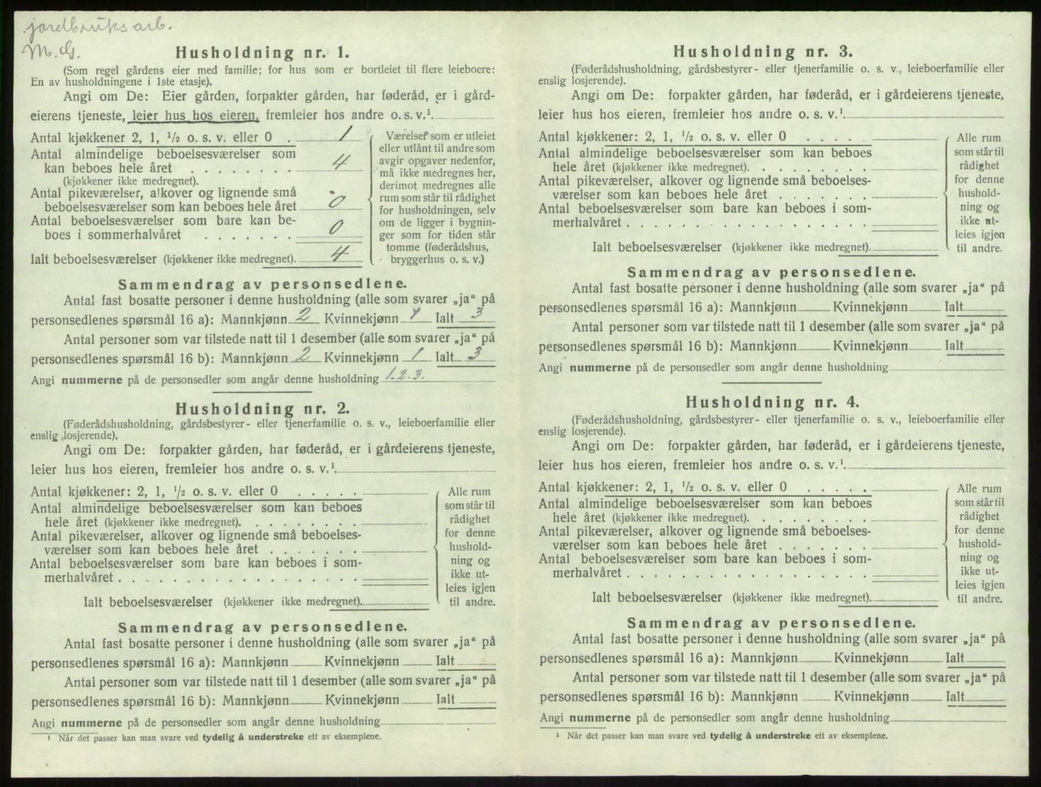 SAB, Folketelling 1920 for 1419 Leikanger herred, 1920, s. 535