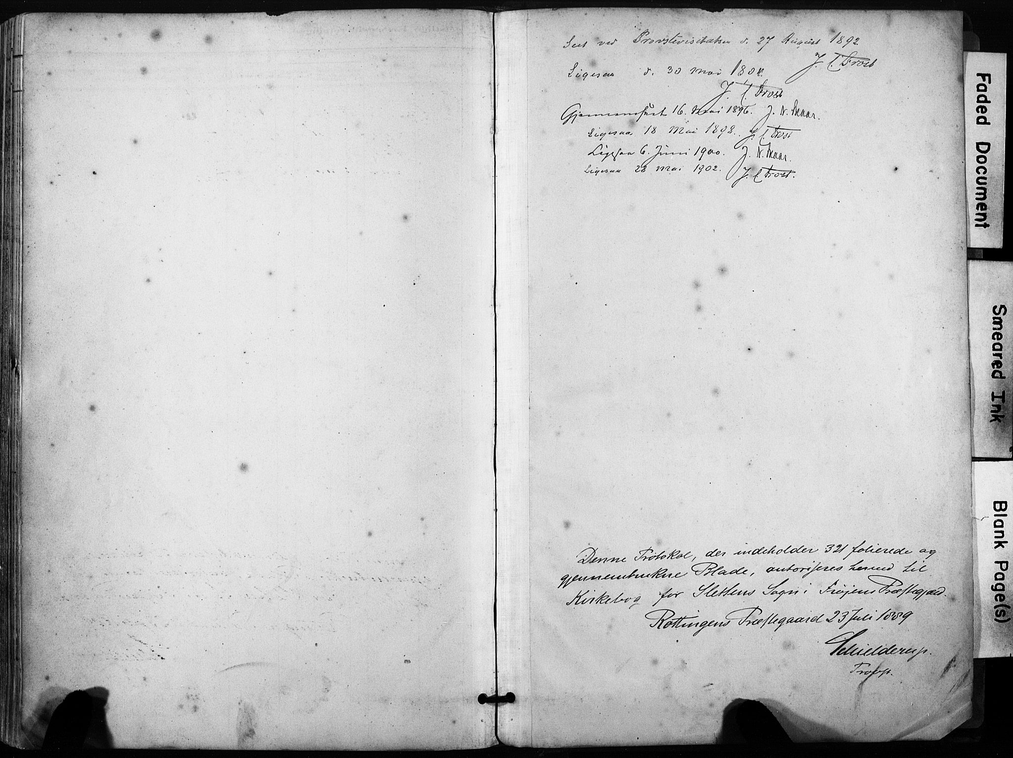 Ministerialprotokoller, klokkerbøker og fødselsregistre - Sør-Trøndelag, AV/SAT-A-1456/640/L0579: Ministerialbok nr. 640A04, 1889-1902