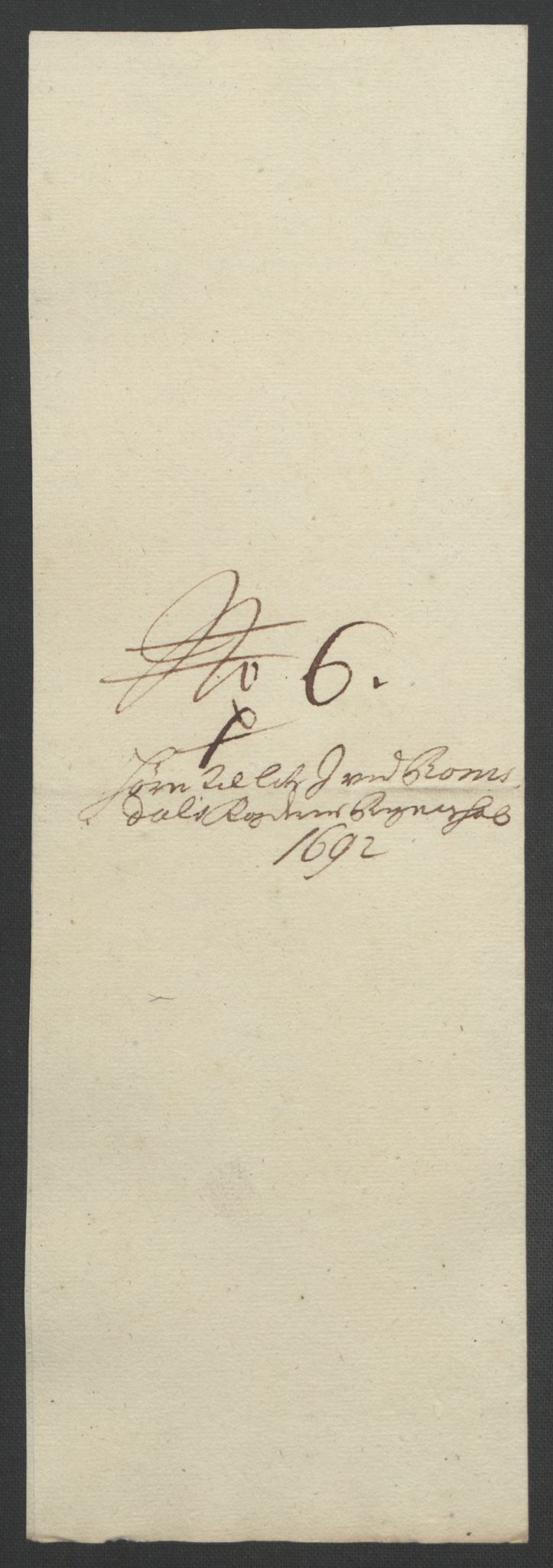 Rentekammeret inntil 1814, Reviderte regnskaper, Fogderegnskap, RA/EA-4092/R55/L3650: Fogderegnskap Romsdal, 1692, s. 127