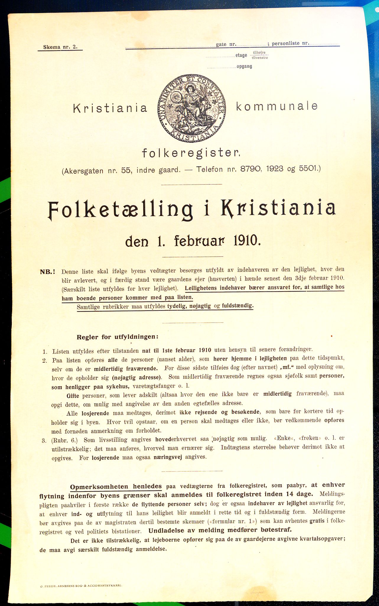 OBA, Kommunal folketelling 1.2.1910 for Kristiania, 1910, s. 21554