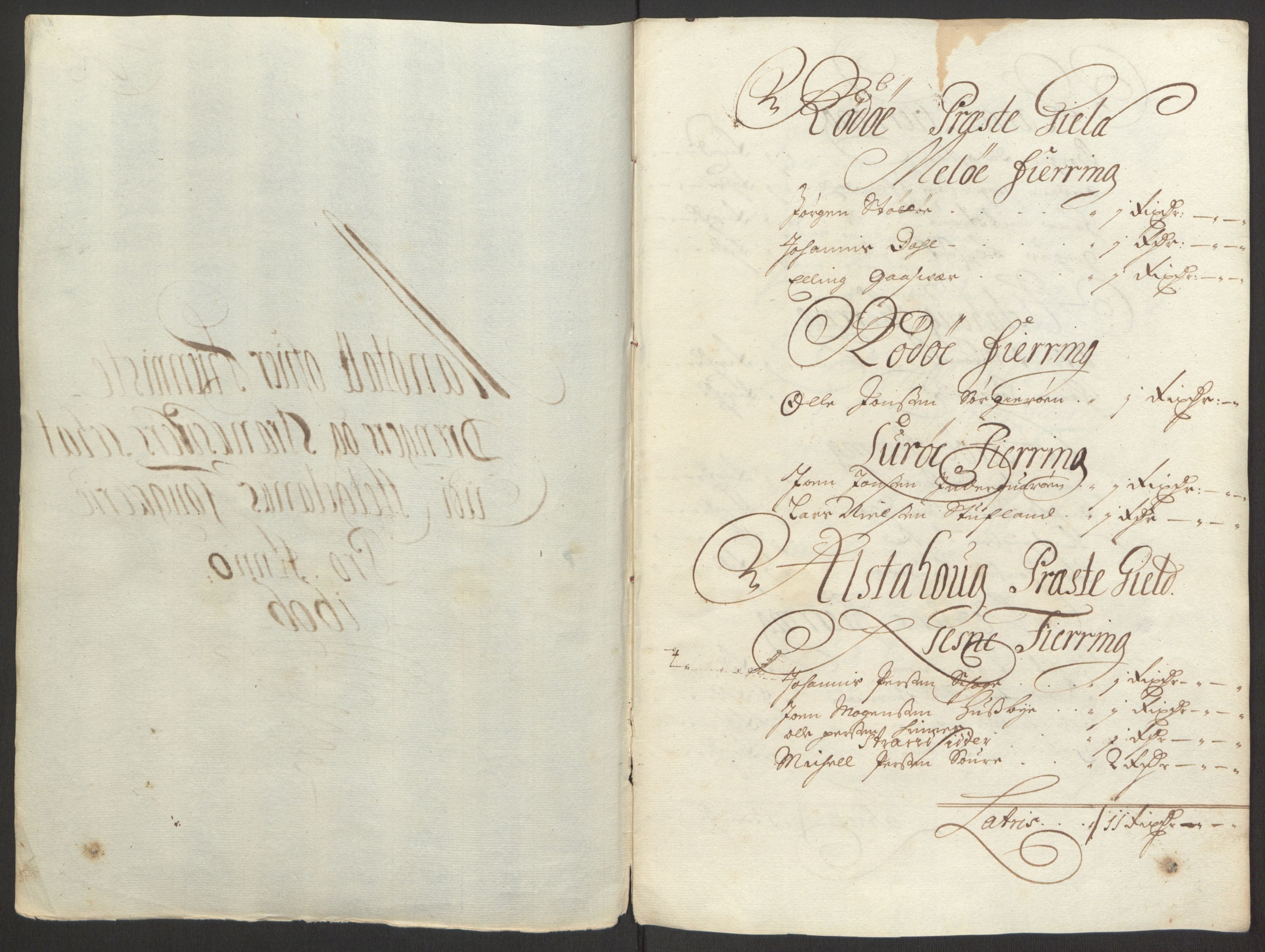 Rentekammeret inntil 1814, Reviderte regnskaper, Fogderegnskap, RA/EA-4092/R65/L4505: Fogderegnskap Helgeland, 1693-1696, s. 505