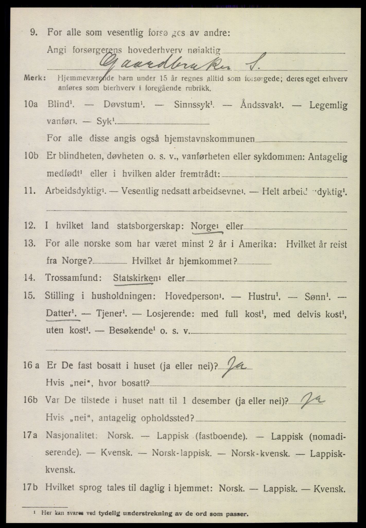 SAT, Folketelling 1920 for 1718 Leksvik herred, 1920, s. 5735