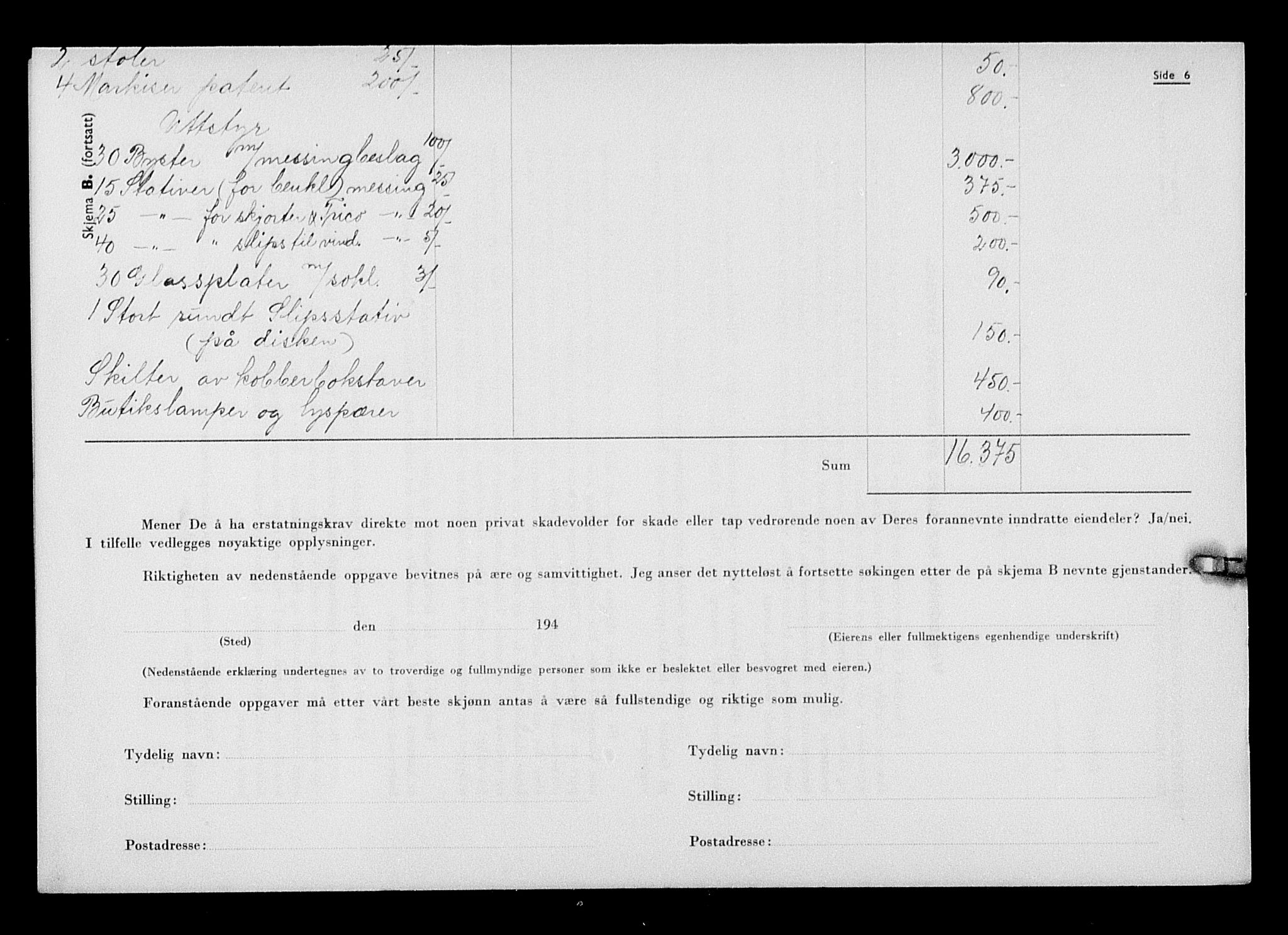 Justisdepartementet, Tilbakeføringskontoret for inndratte formuer, AV/RA-S-1564/H/Hc/Hcc/L0949: --, 1945-1947, s. 69