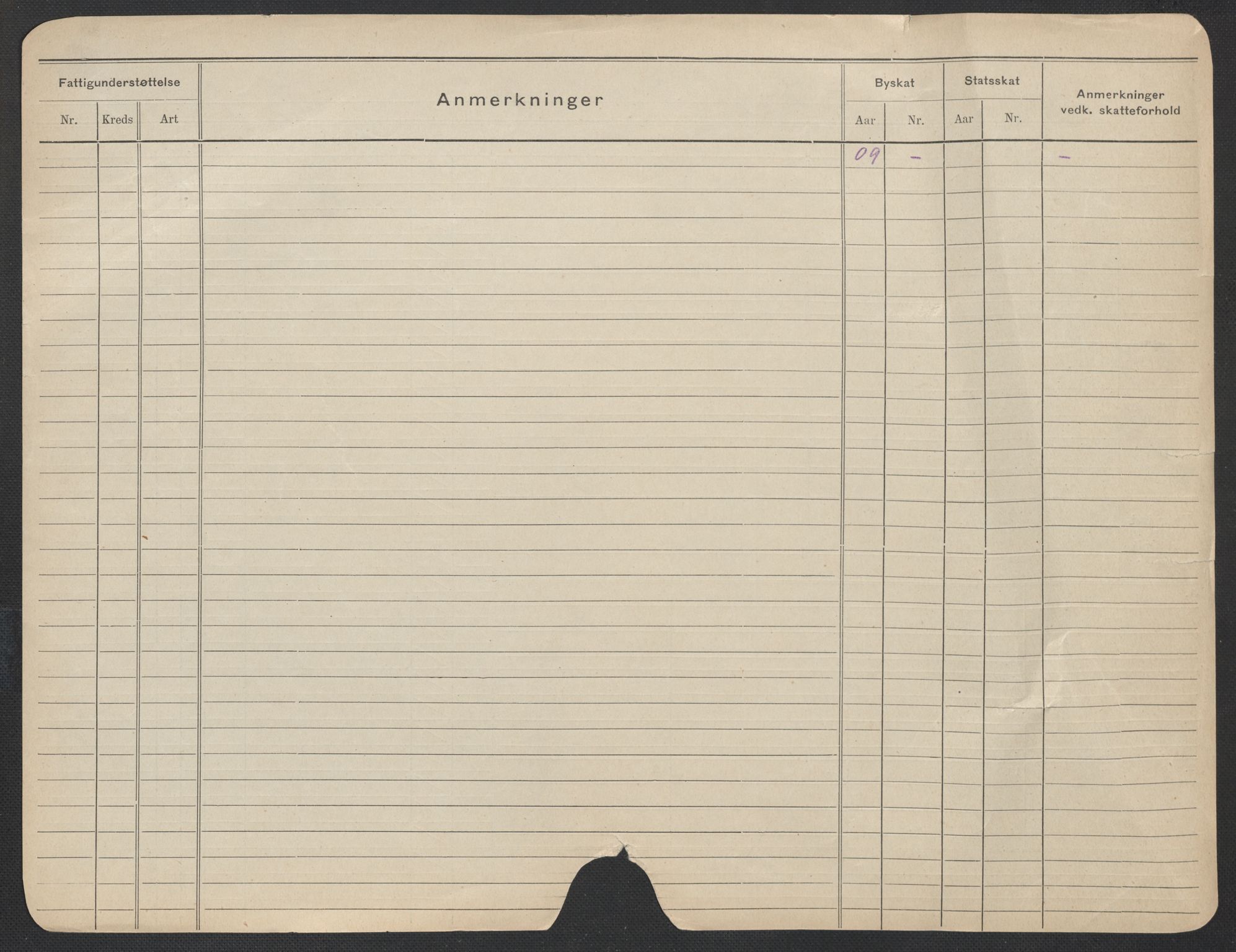 Oslo folkeregister, Registerkort, SAO/A-11715/F/Fa/Fac/L0018: Kvinner, 1906-1914, s. 1317b