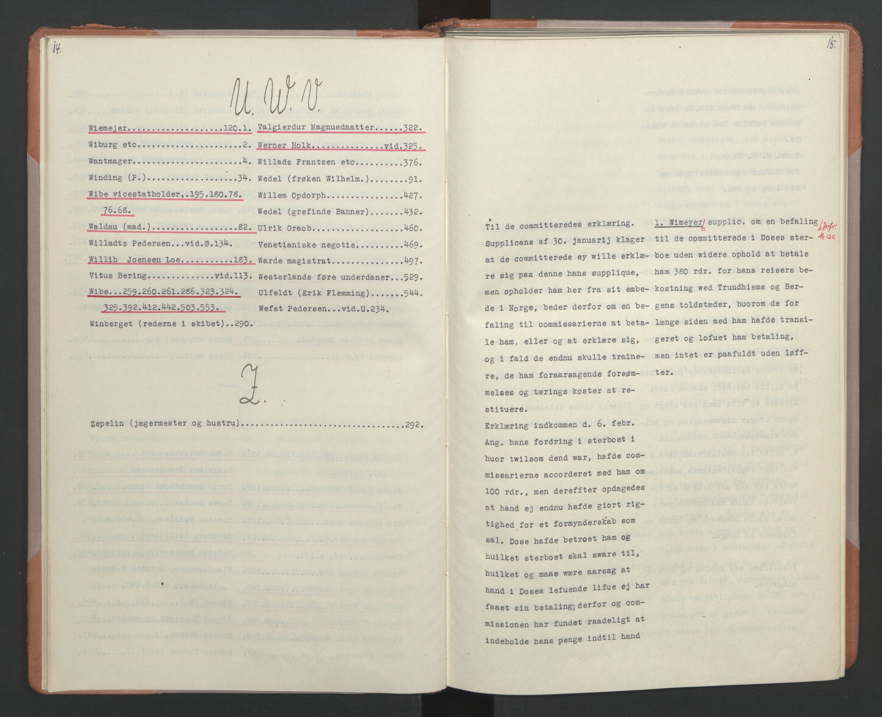 Avskriftsamlingen, RA/EA-4022/F/Fa/L0077: Supplikker, 1709, s. 11