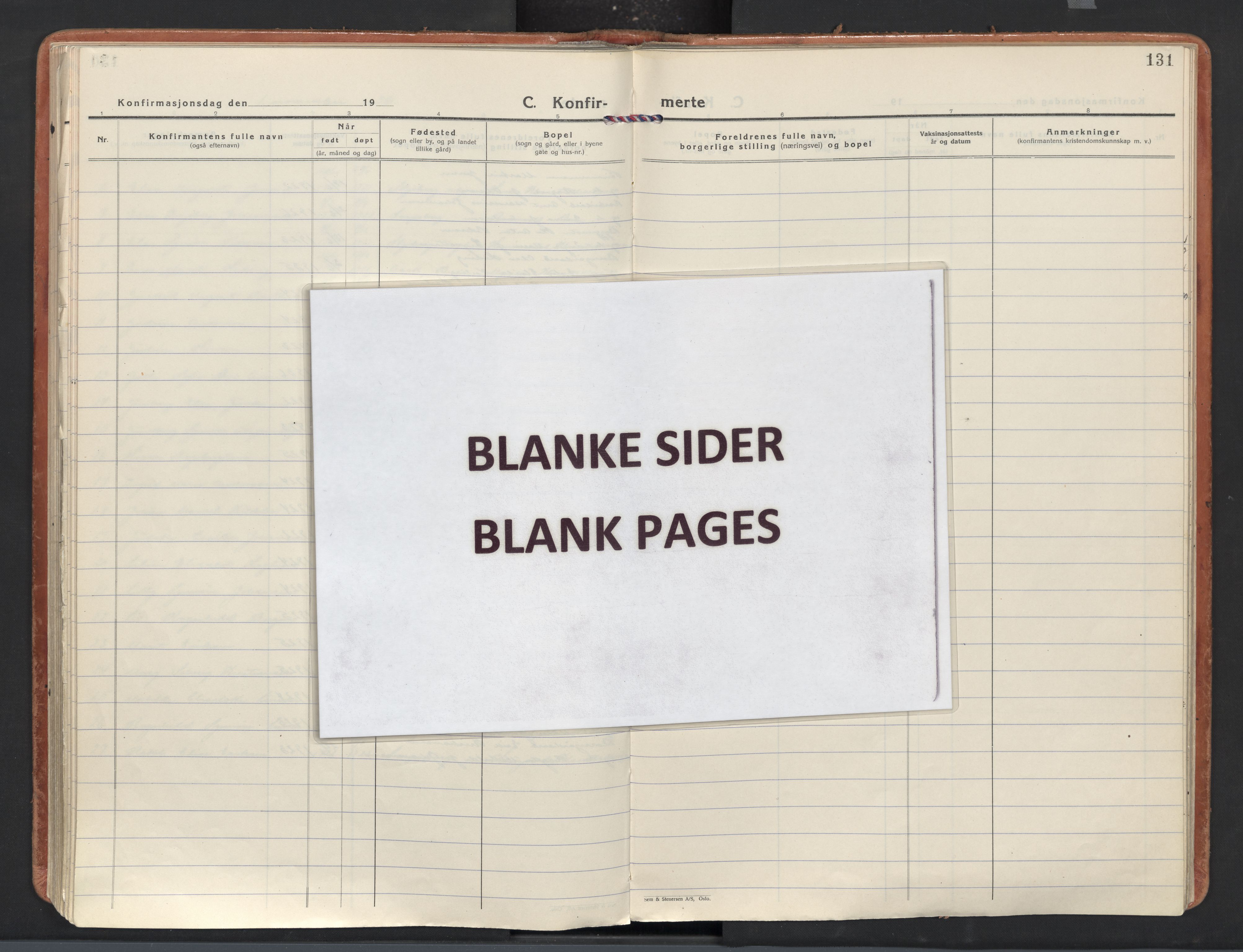 Skjeberg prestekontor Kirkebøker, AV/SAO-A-10923/F/Fd/L0002: Ministerialbok nr. IV 2, 1926-1936, s. 131