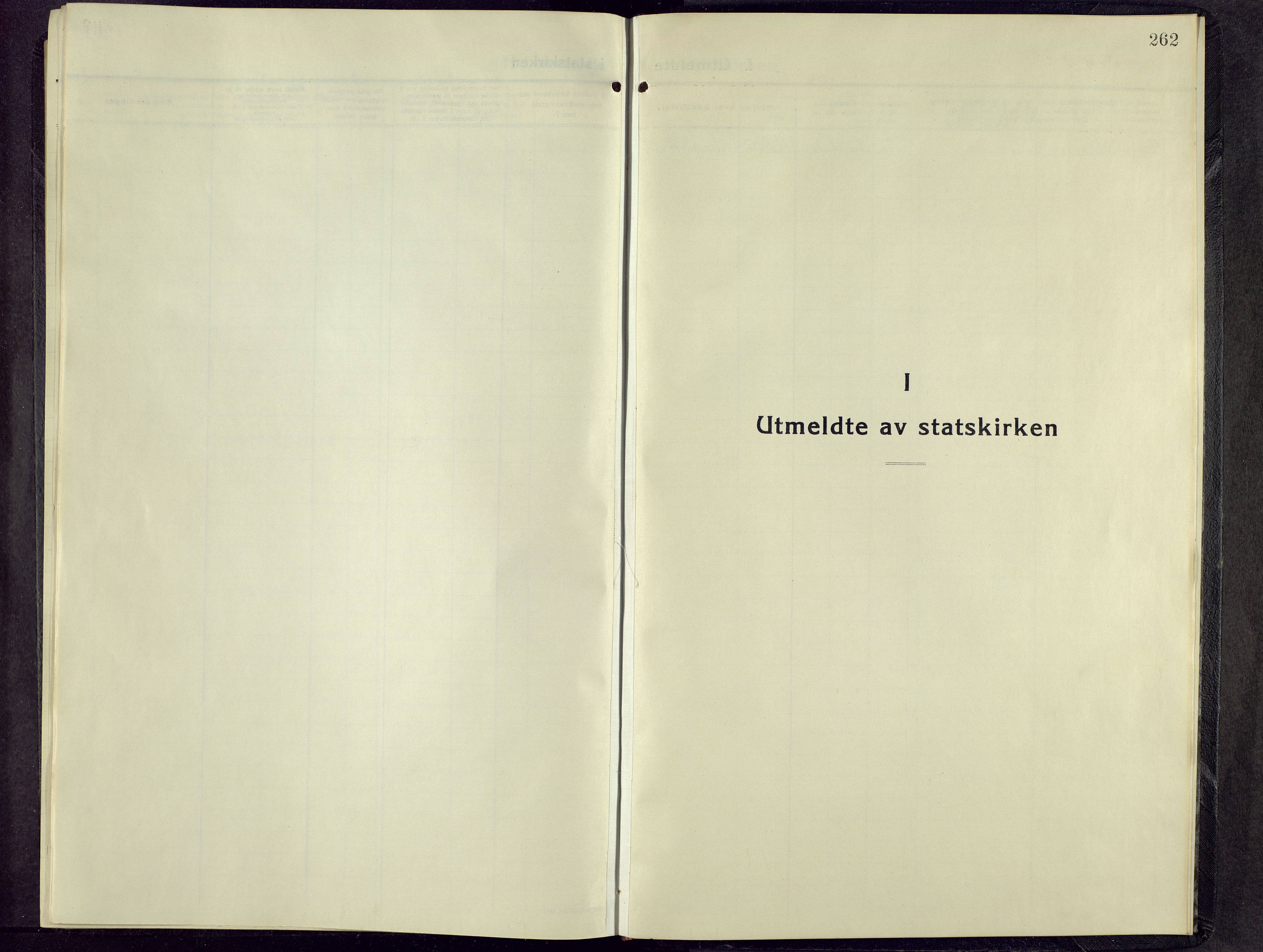 Biri prestekontor, SAH/PREST-096/H/Ha/Hab/L0009: Klokkerbok nr. 9, 1942-1955, s. 262