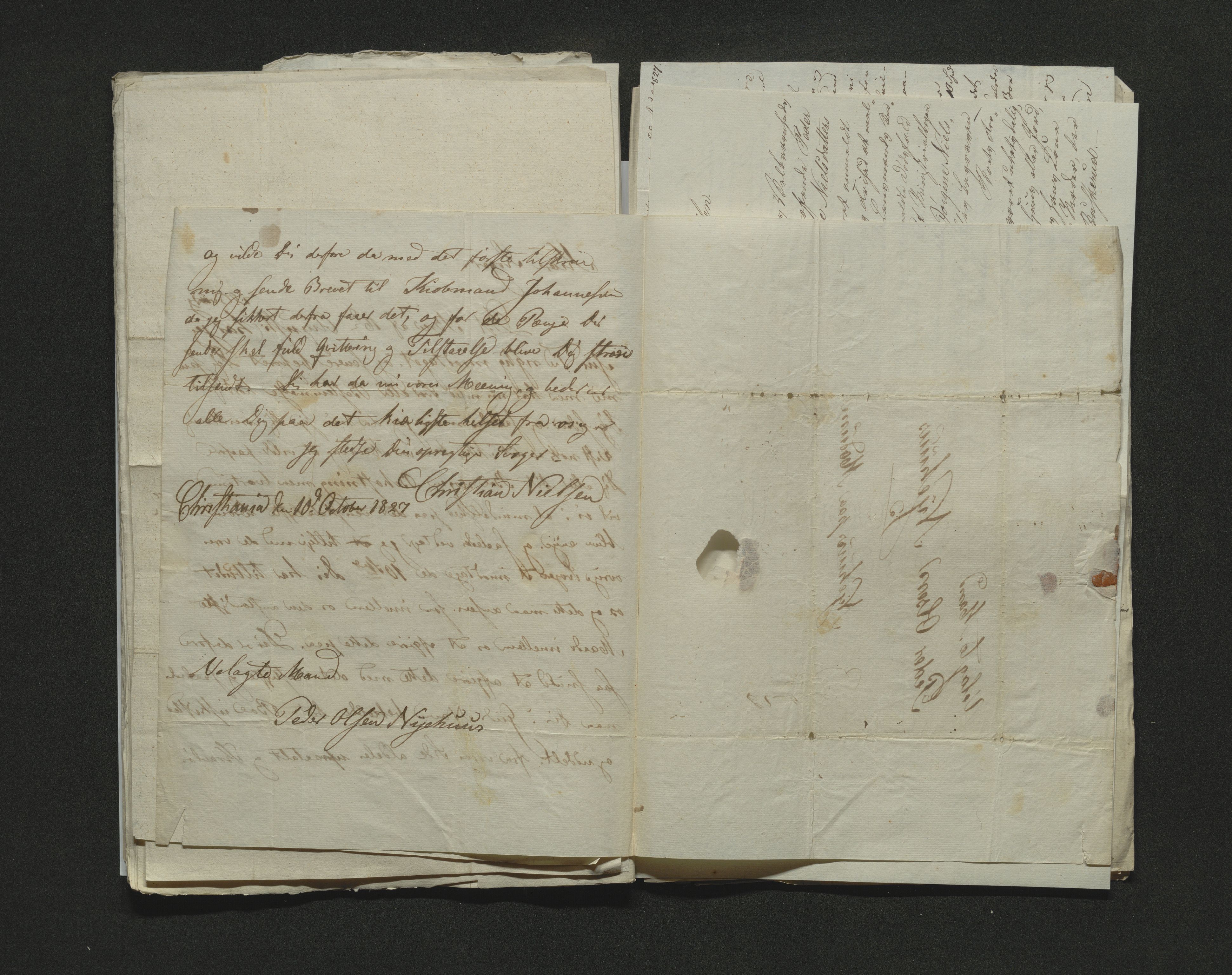 Eiker, Modum og Sigdal sorenskriveri, AV/SAKO-A-123/H/Ha/Hab/L0002: Dødsfallsmeldinger, 1823-1829, s. 129
