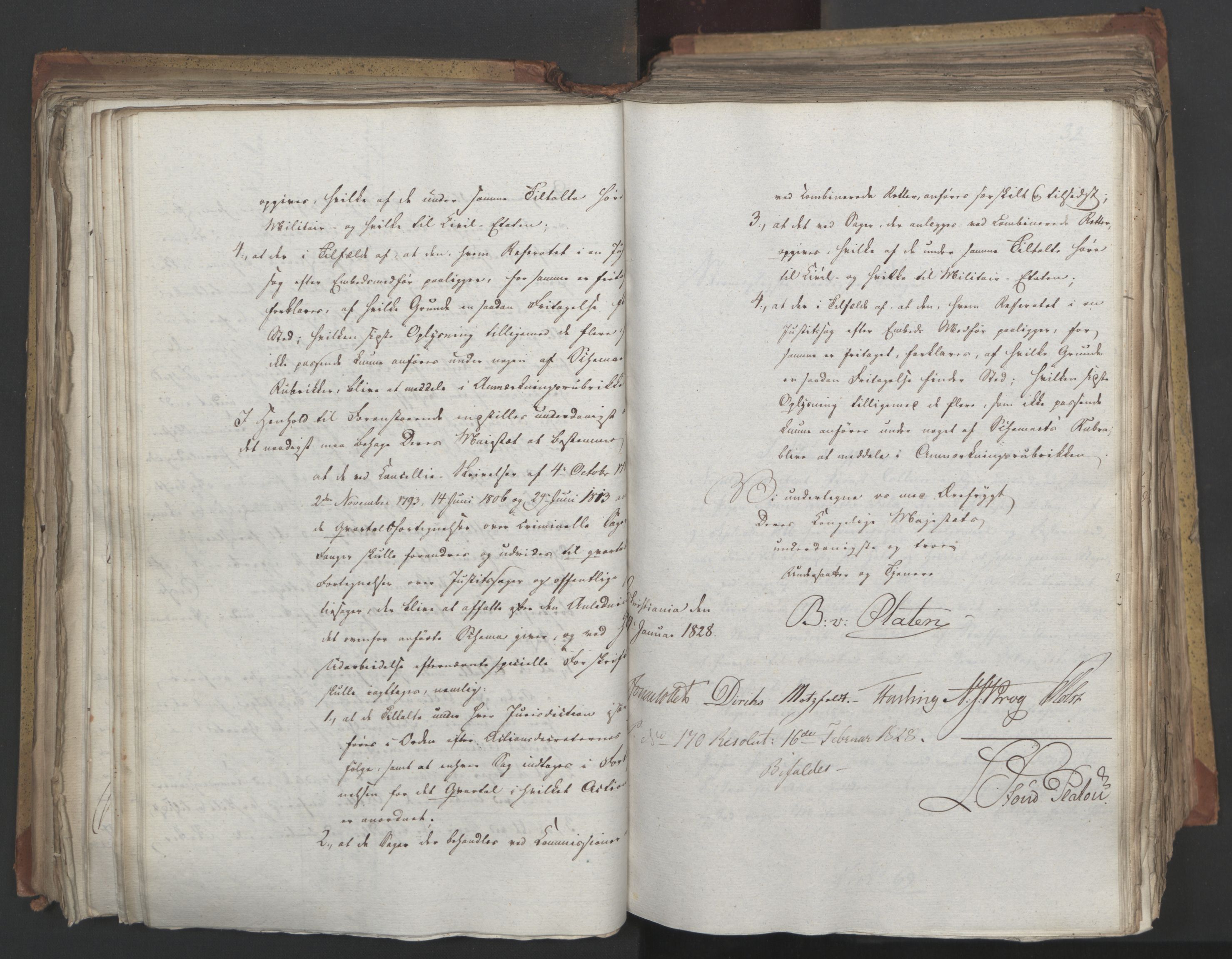 Statsrådsavdelingen i Stockholm, AV/RA-S-1003/D/Da/L0054: Regjeringsinnstillinger nr. 1-230, 1828, s. 263