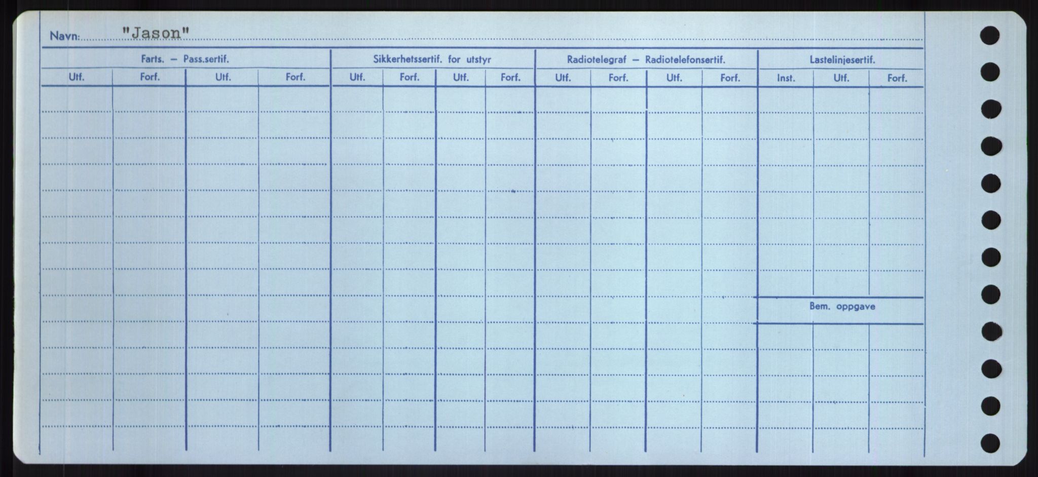 Sjøfartsdirektoratet med forløpere, Skipsmålingen, RA/S-1627/H/Hd/L0019: Fartøy, J, s. 296