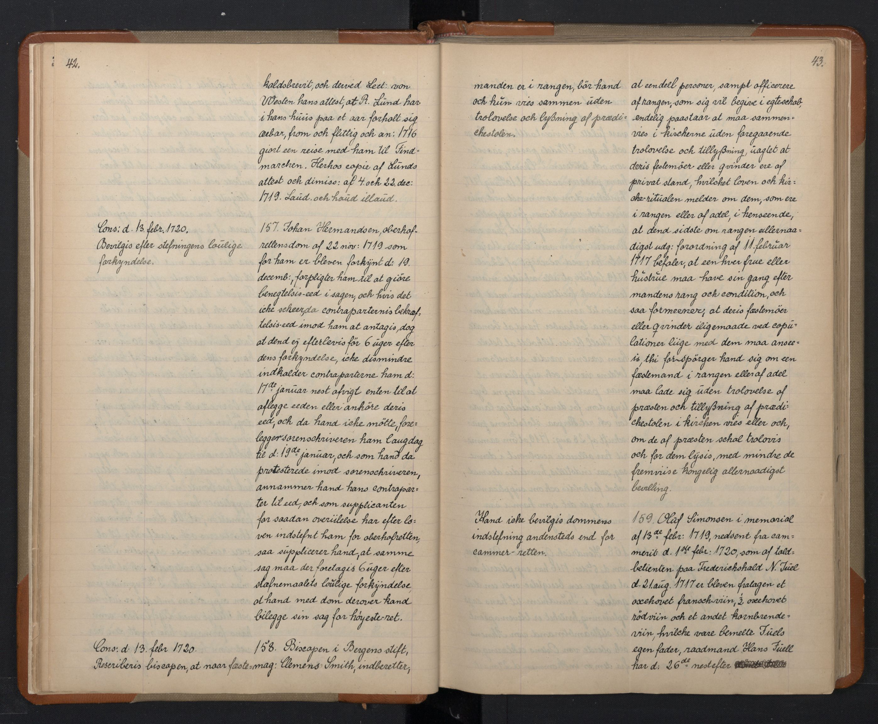 Avskriftsamlingen, AV/RA-EA-4022/F/Fa/L0083: Supplikker, 1720, s. 24