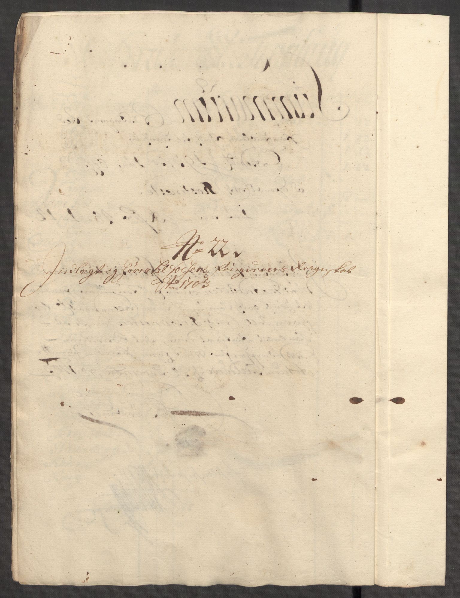 Rentekammeret inntil 1814, Reviderte regnskaper, Fogderegnskap, RA/EA-4092/R57/L3855: Fogderegnskap Fosen, 1702-1703, s. 372