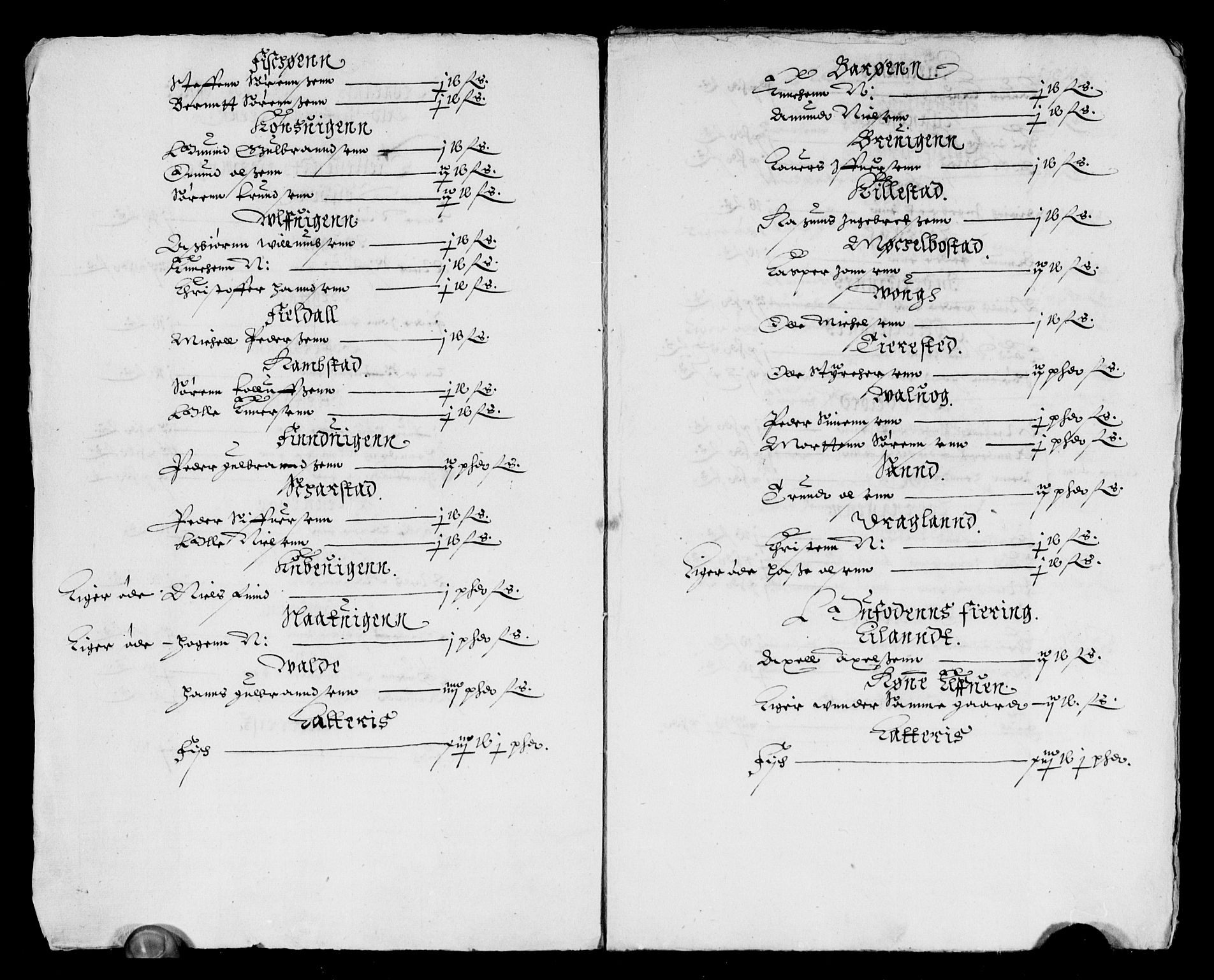 Rentekammeret inntil 1814, Reviderte regnskaper, Lensregnskaper, AV/RA-EA-5023/R/Rb/Rbz/L0025: Nordlandenes len, 1631-1635