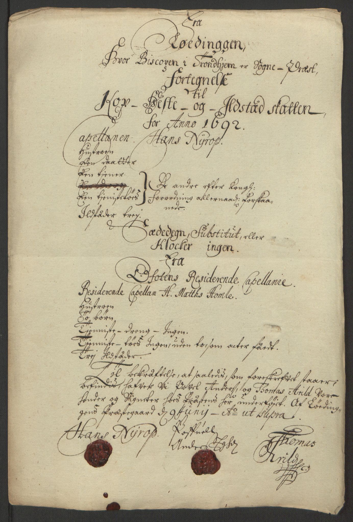 Rentekammeret inntil 1814, Reviderte regnskaper, Fogderegnskap, RA/EA-4092/R66/L4577: Fogderegnskap Salten, 1691-1693, s. 222