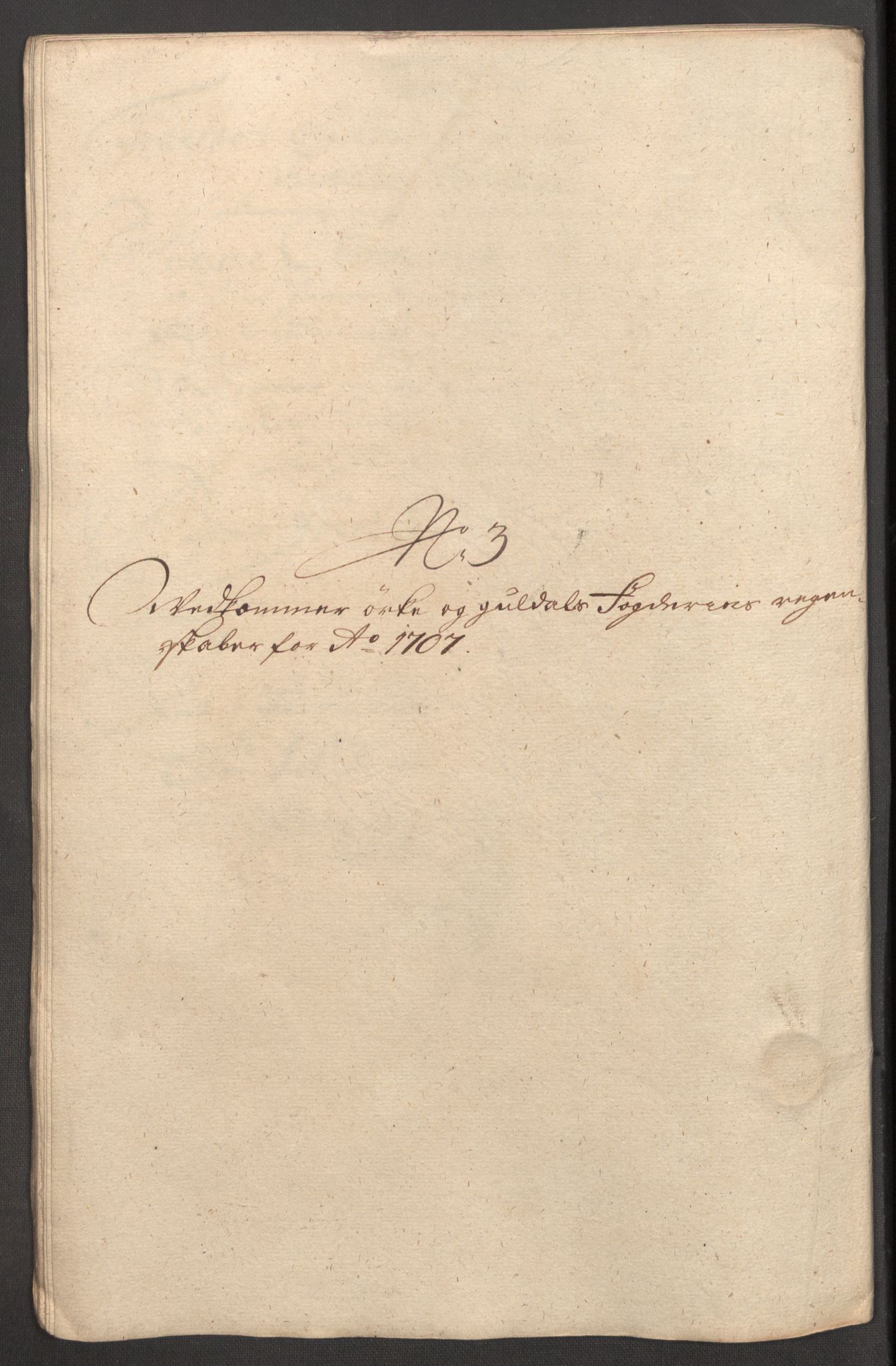 Rentekammeret inntil 1814, Reviderte regnskaper, Fogderegnskap, AV/RA-EA-4092/R60/L3957: Fogderegnskap Orkdal og Gauldal, 1707, s. 182